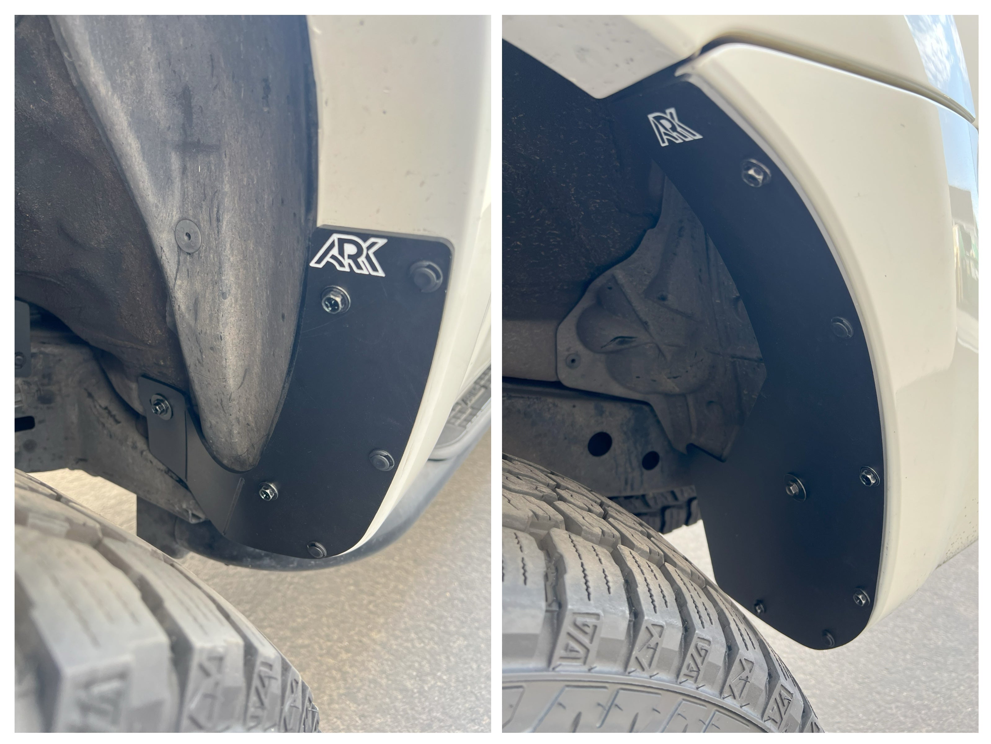 TriXPoly Mud Flap Deletes For 2006-2009 Toyota 4Runner