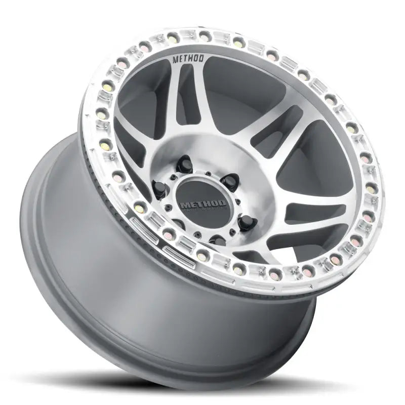 106 | Beadlock | Machined - 17x9 | 8x6.5 | -44mm/3.5’’ | MR10679080344B - Wheels > Method > Beadlock Wheel