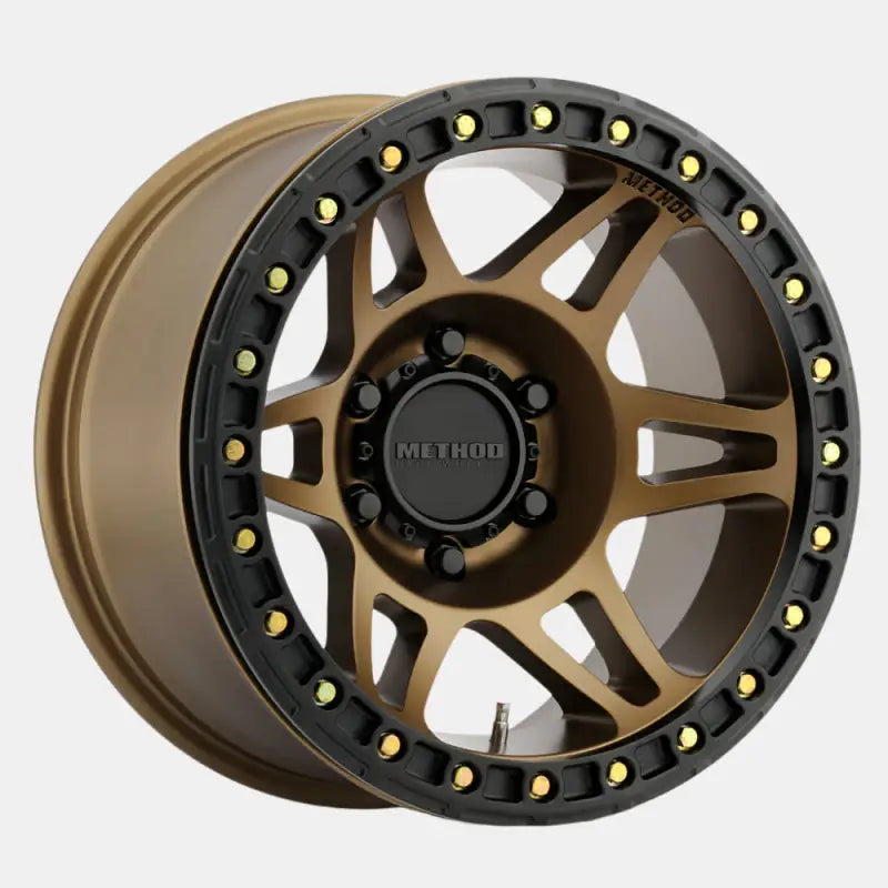 106 | Beadlock | Method Bronze® - 17x9 | 5x5 | -44mm/3.5’’ | MR10679050944B - Wheels > Method > Beadlock Wheel