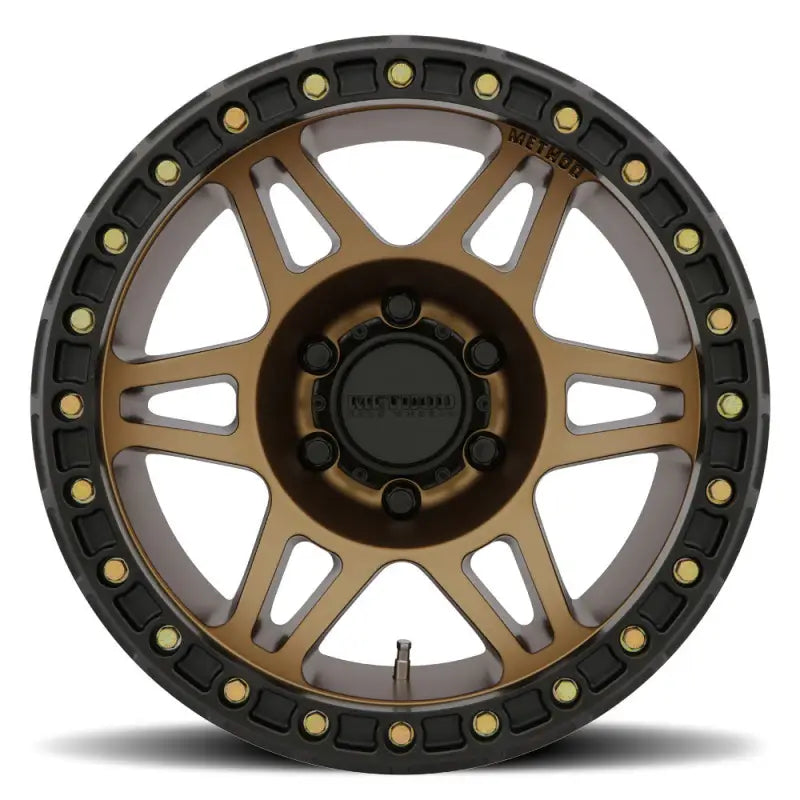 106 | Beadlock | Method Bronze® - 17x9 | 6x5.5 | -44mm/3.5’’ | MR10679060944B - Wheels > Method > Beadlock Wheel