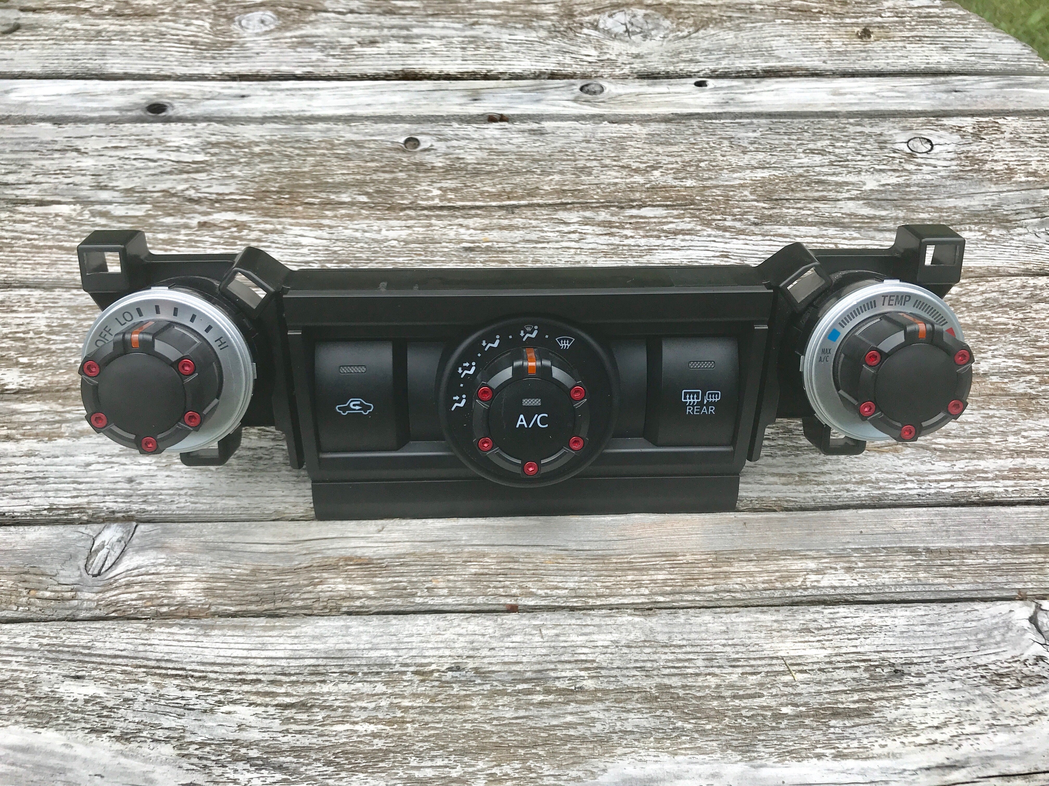 Climate Knobs (For 5th Gen 4Runner) - BLACK