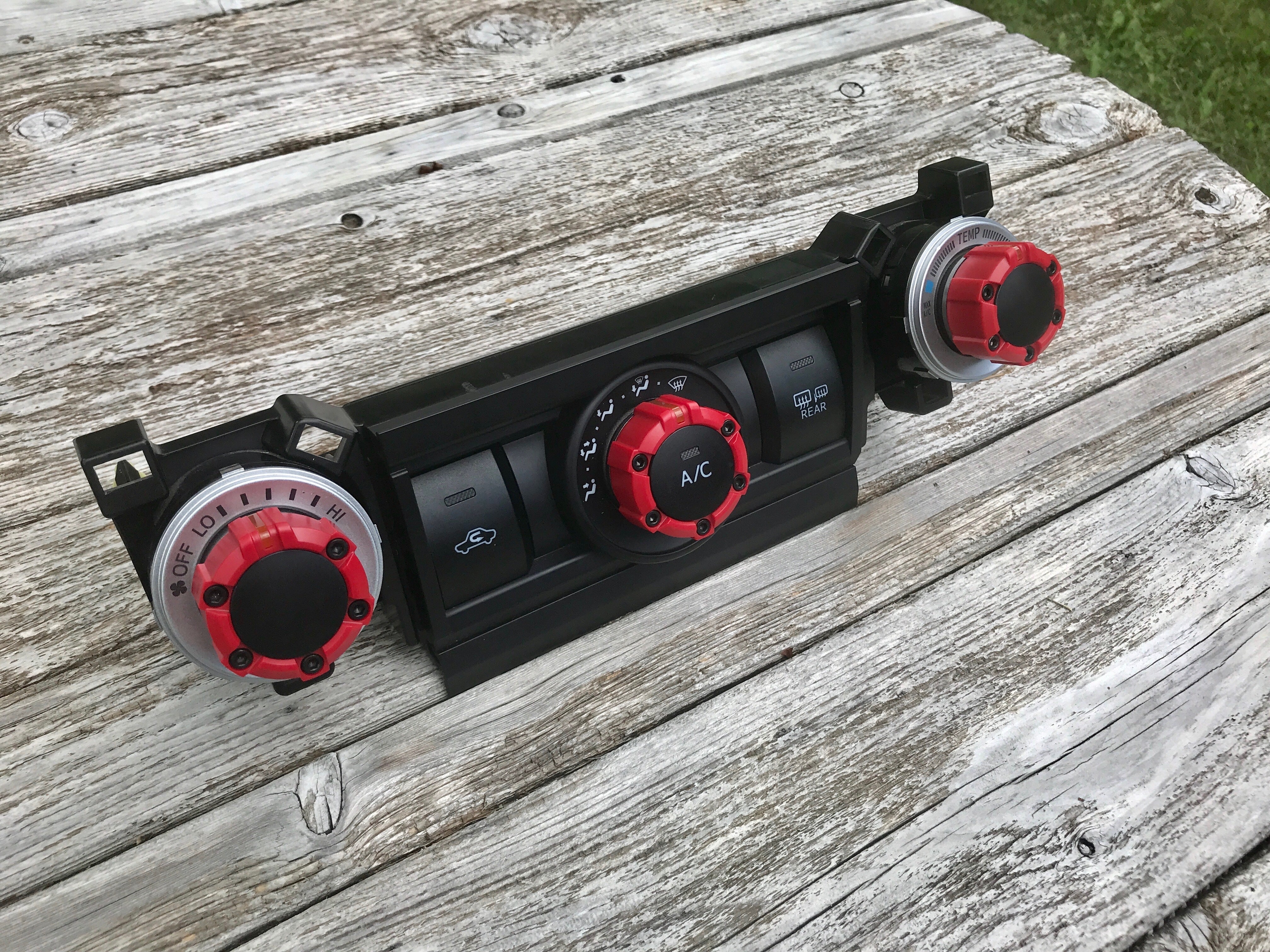 Climate Knobs (For 5th Gen 4Runner) - RED