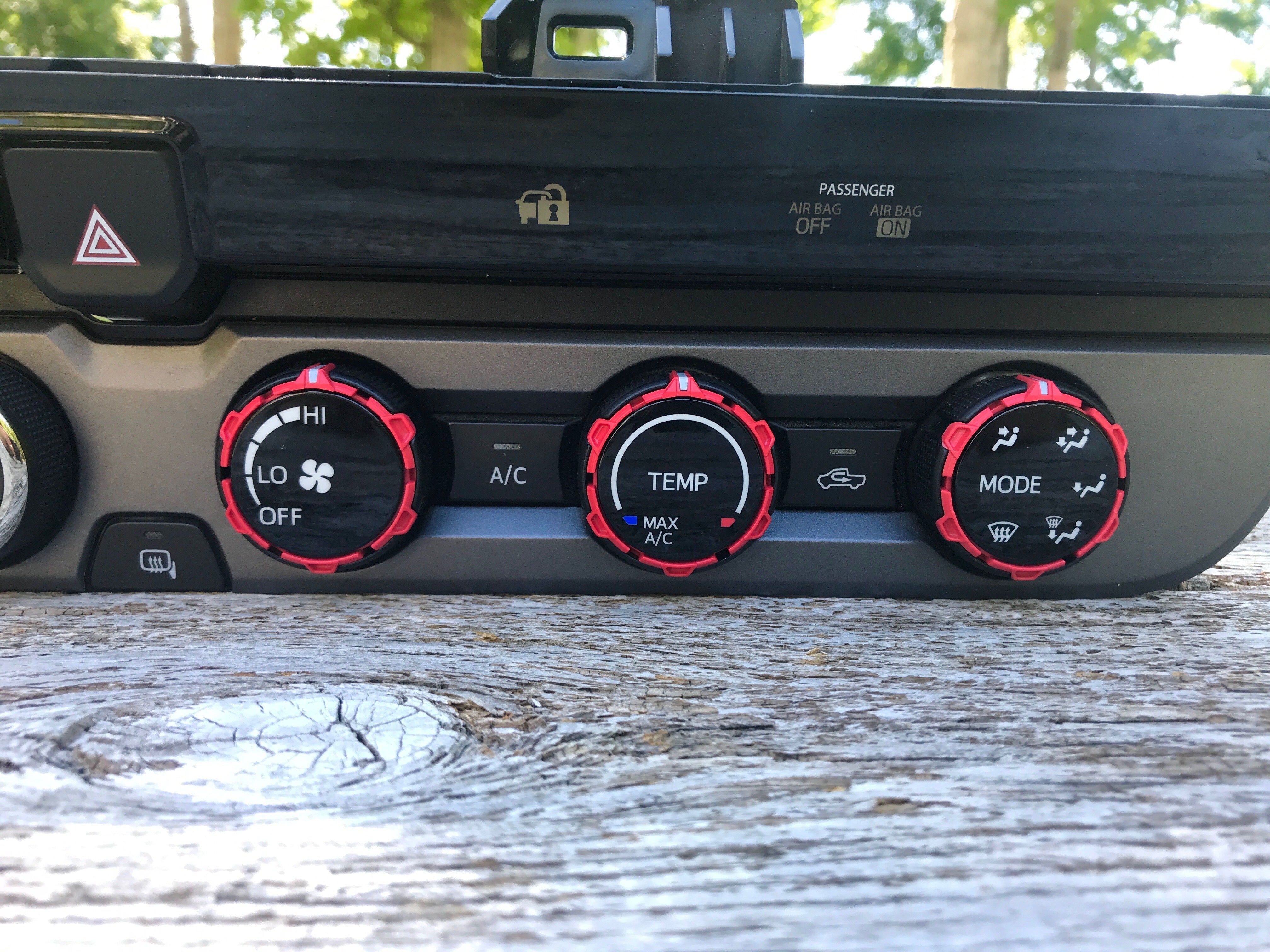 Climate Rings (For 2016-2023 Tacoma) - RED