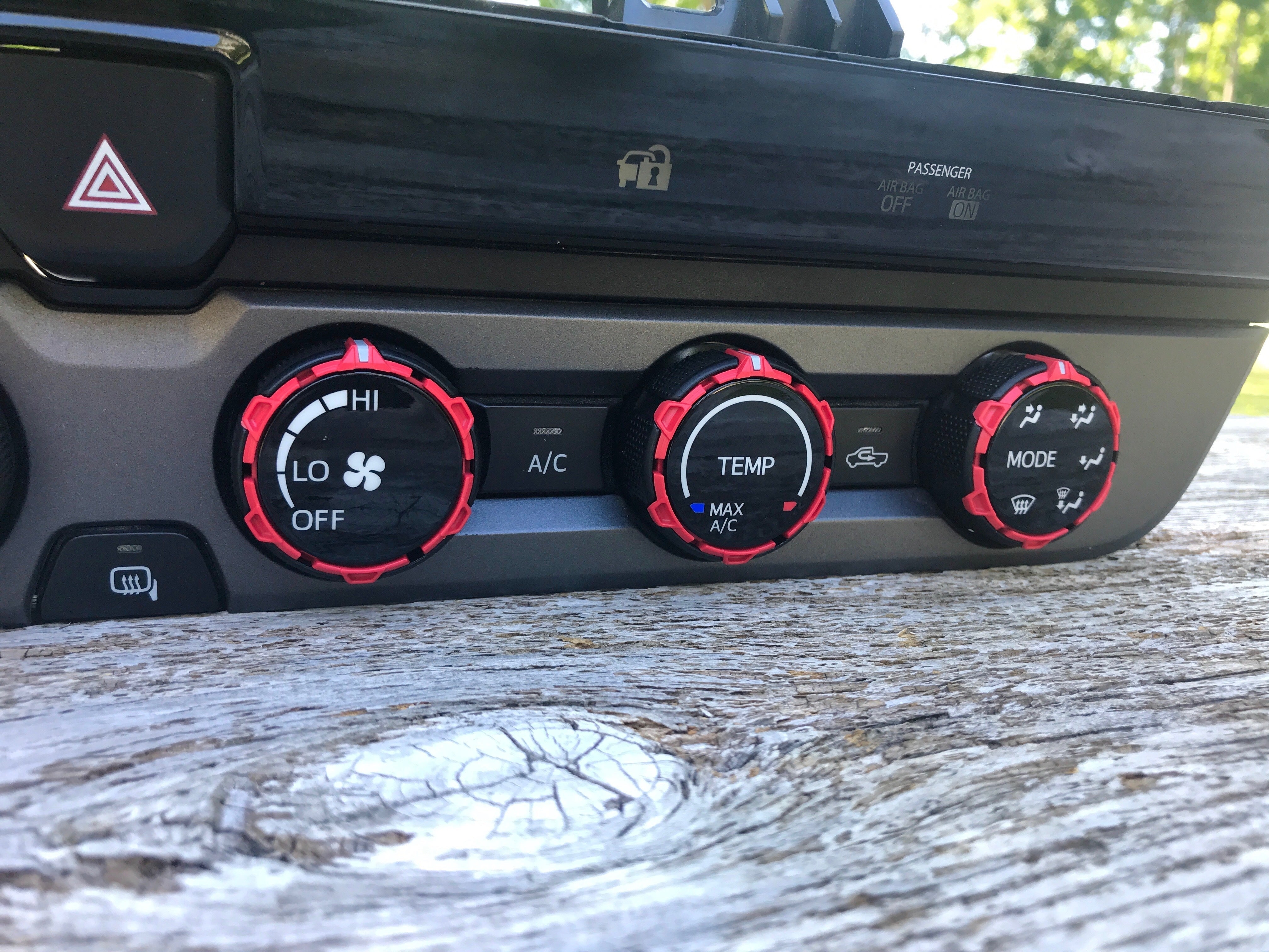 Climate Rings (For 2016-2023 Tacoma) - RED