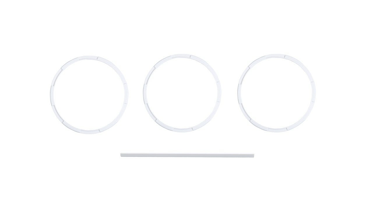 Climate Knob Trim Rings (For 2014-2021 Tundra) - WHITE