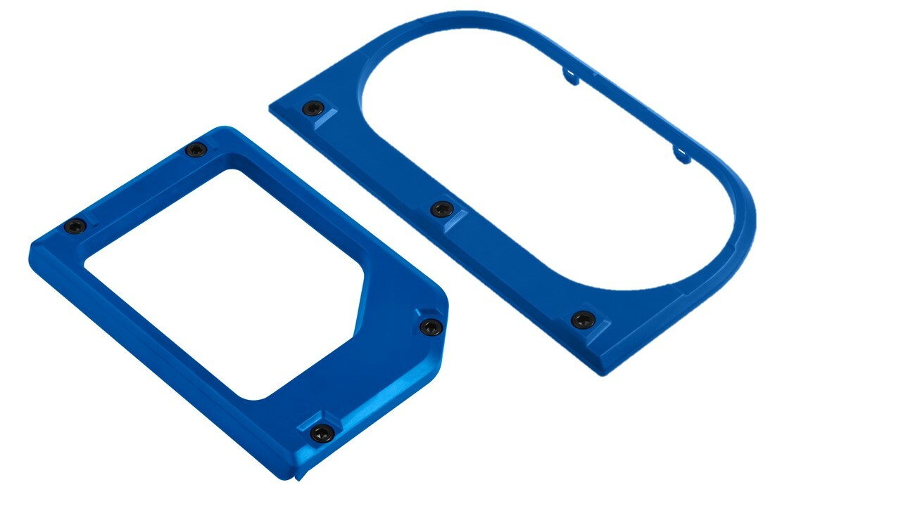 Cup Holder/Shifter Trim Rings (For 2014-2021 Tundra) - VOODOO BLUE