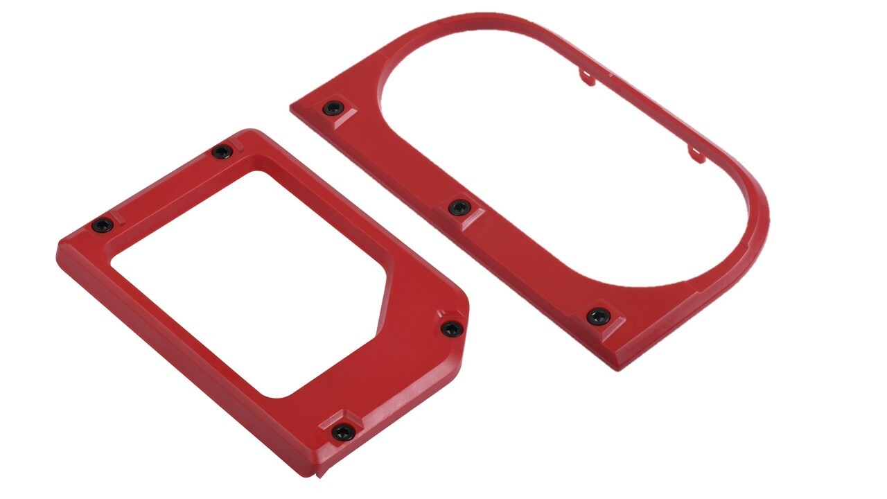 Cup Holder/Shifter Trim Rings (For 2014-2021 Tundra) - RED