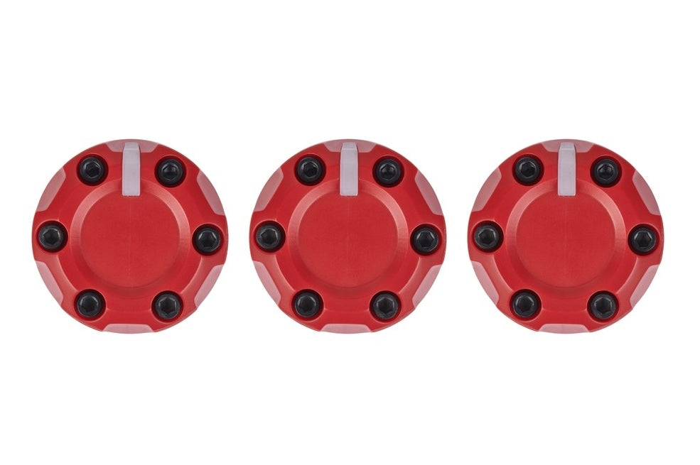 Climate Knobs (For 2005-2015 Tacoma) - 3 PACK - RED