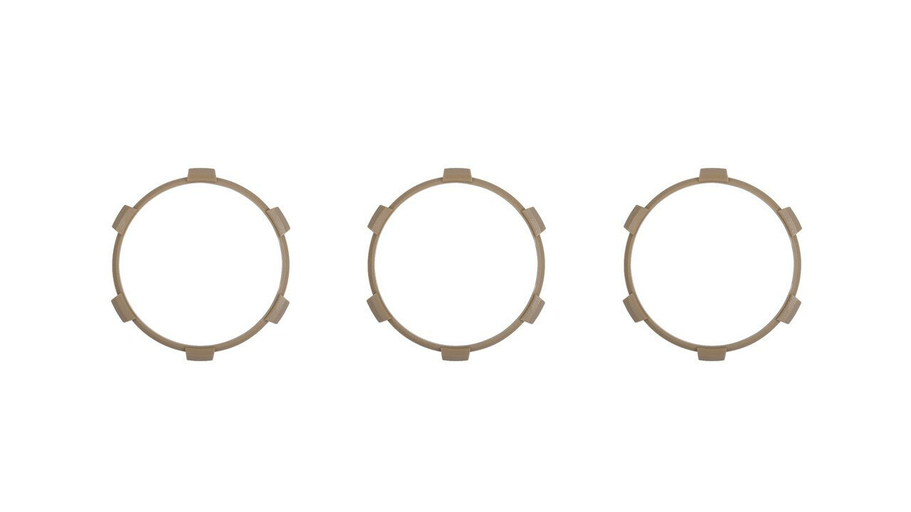 Climate Rings (For 2016-2023 Tacoma DUAL ZONE) - QUICKSAND