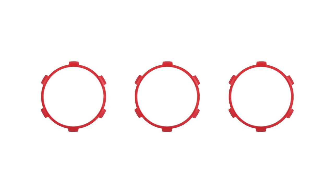 Climate Rings (For 2016-2023 Tacoma DUAL ZONE) - RED