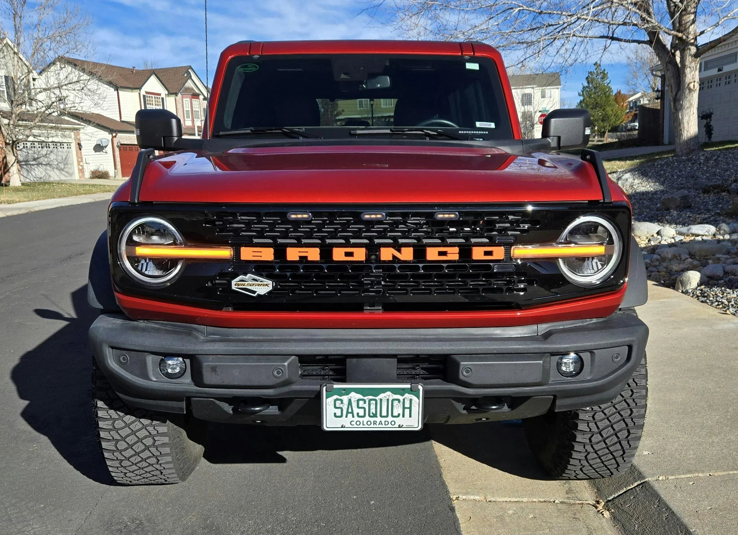 Printed Series Signature DRL Bar Overlays For 2021+ Bronco (Signature Headlights)