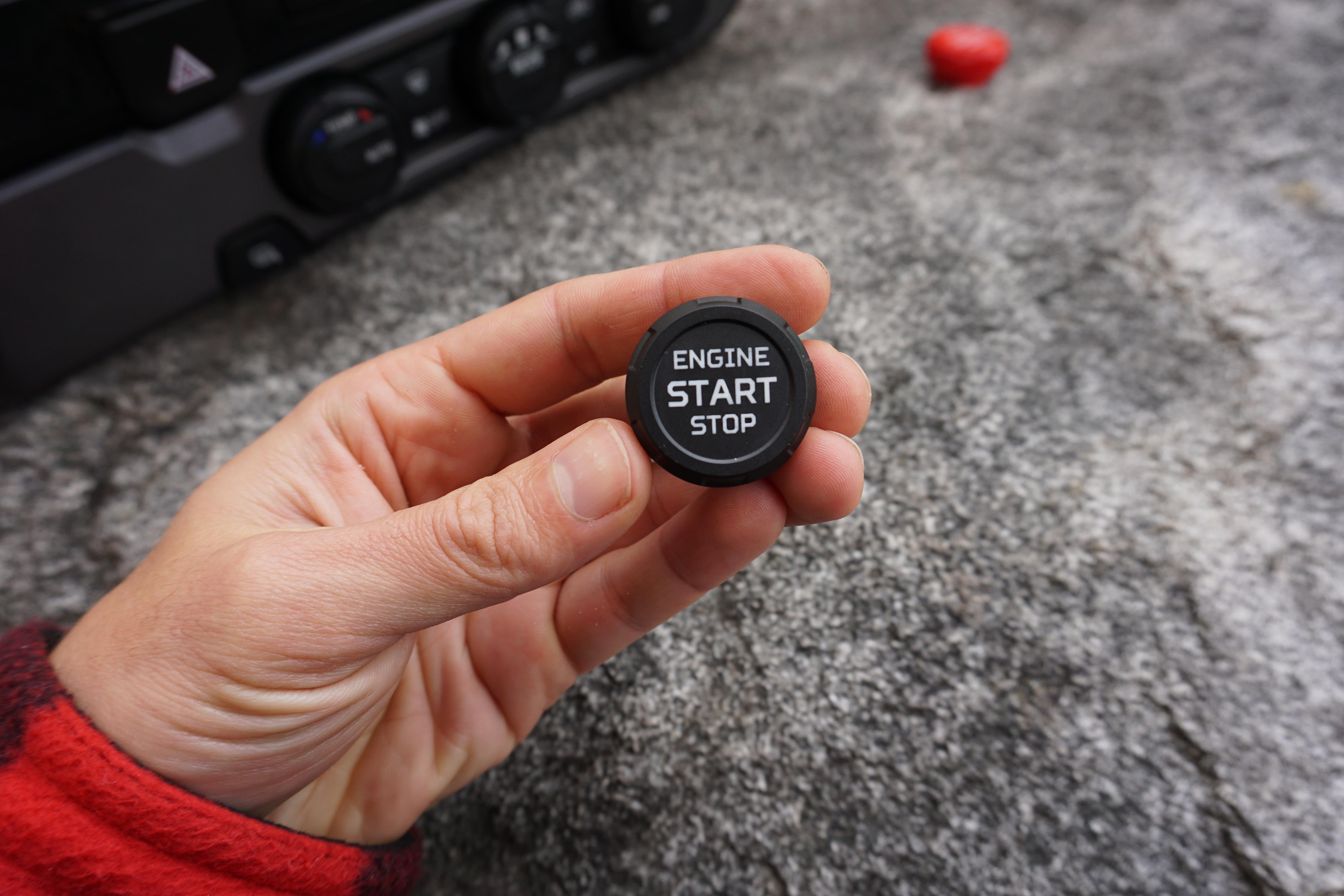 Push Start Button (For 2016-2023 Tacoma / 2020-2021 Tundra) - BLACK