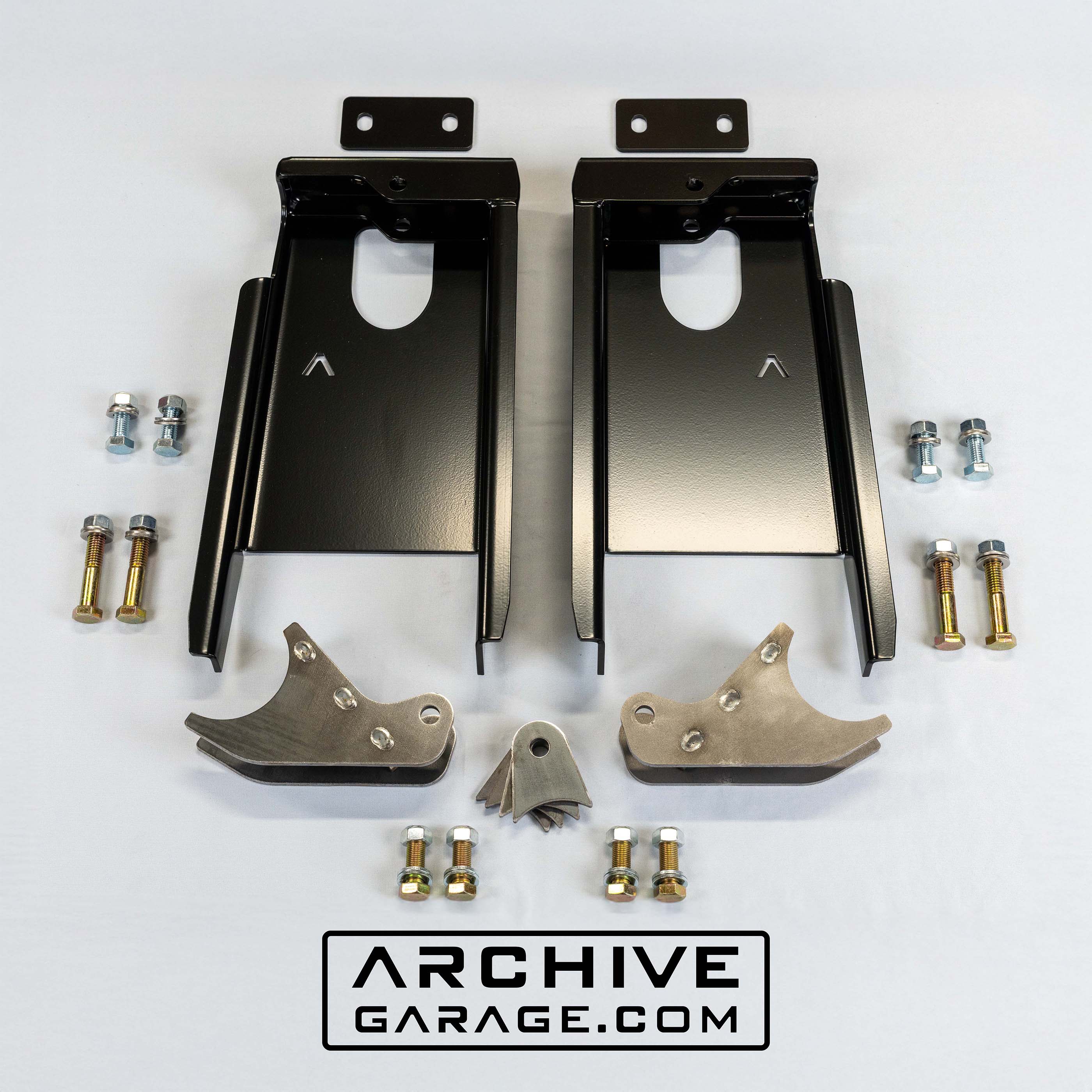 Rear Shock Relocation Towers 2.5 x 12" to 14" Mid Travel For 2005-2023 Tacoma