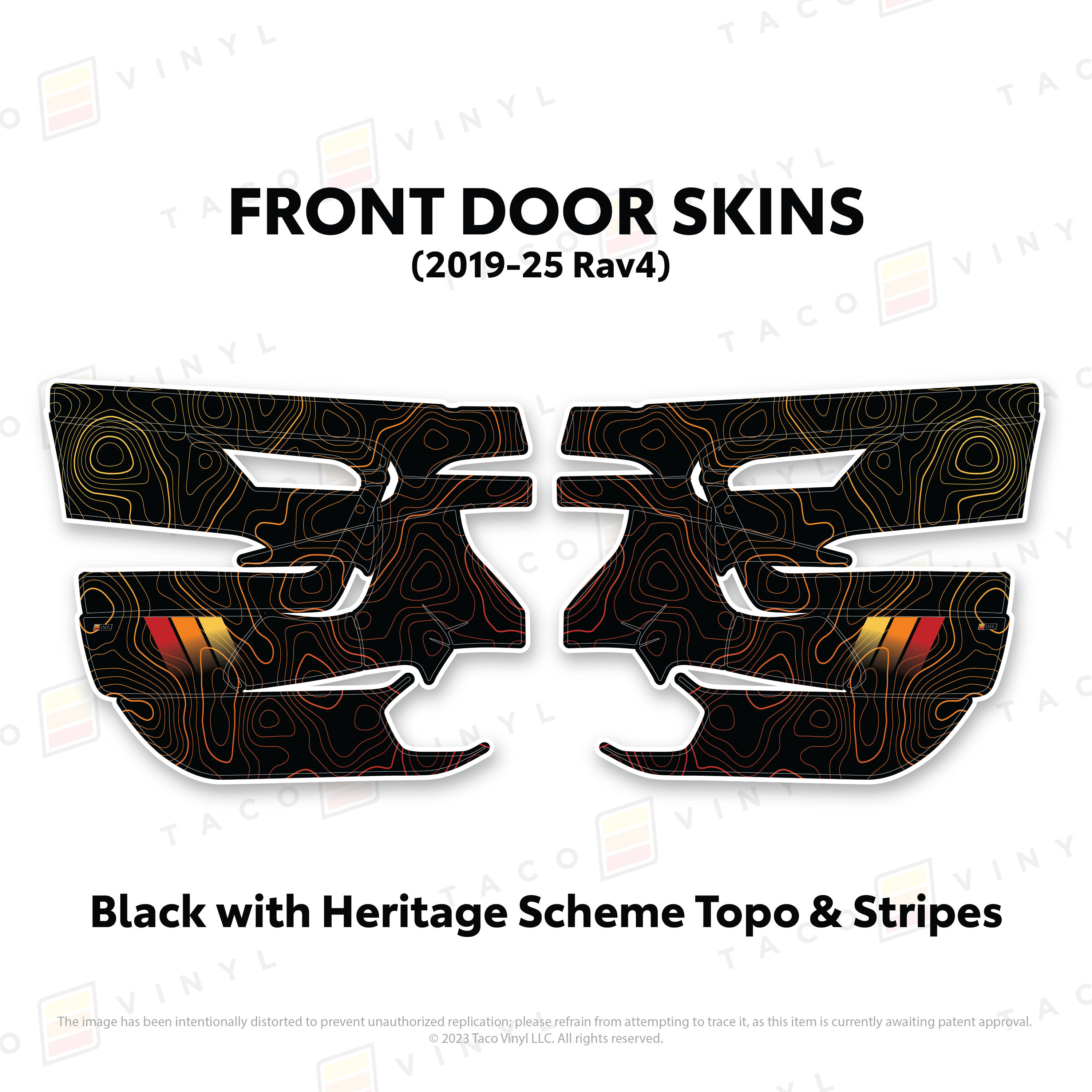 2019-25 Door Skins For Rav4