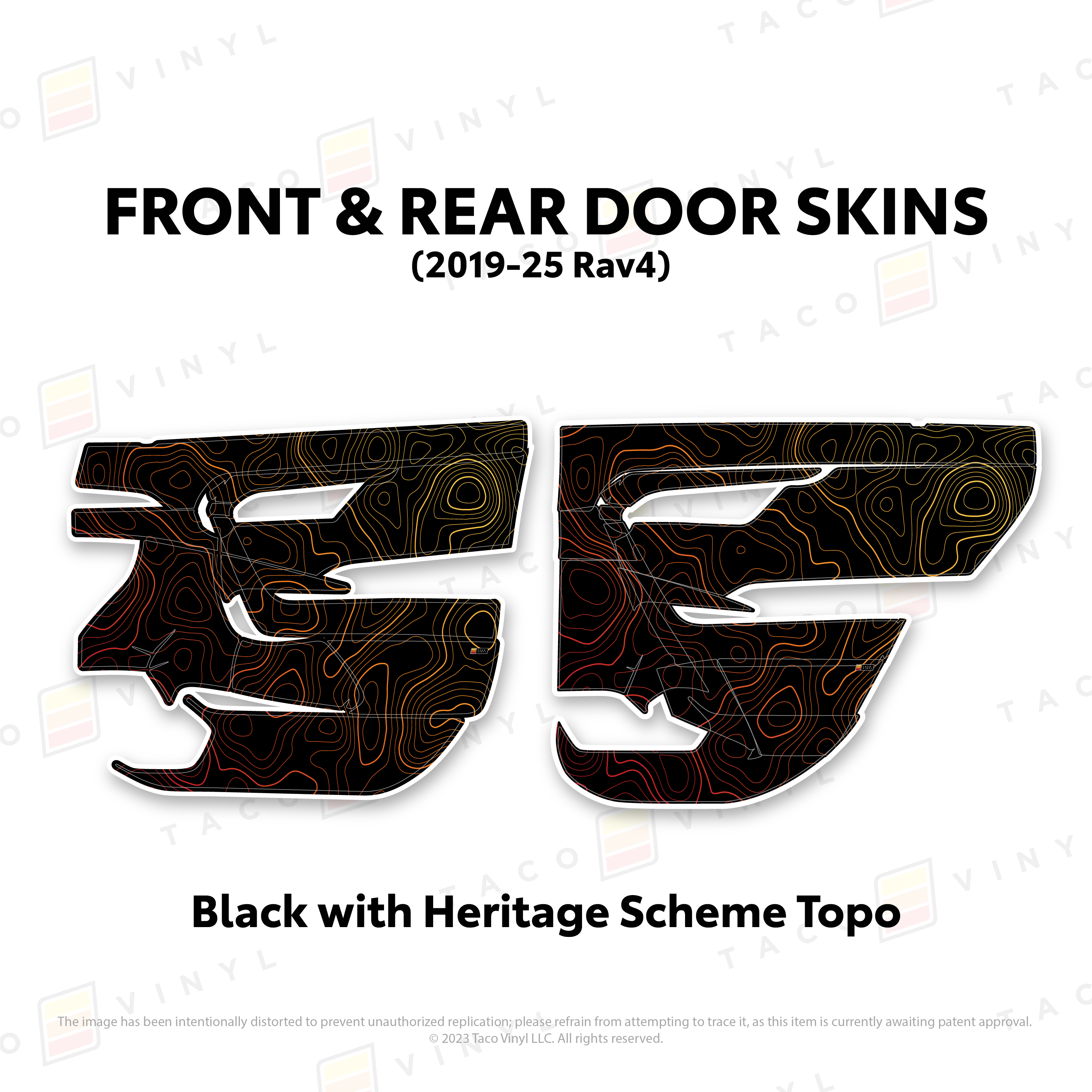2019-25 Door Skins For Rav4