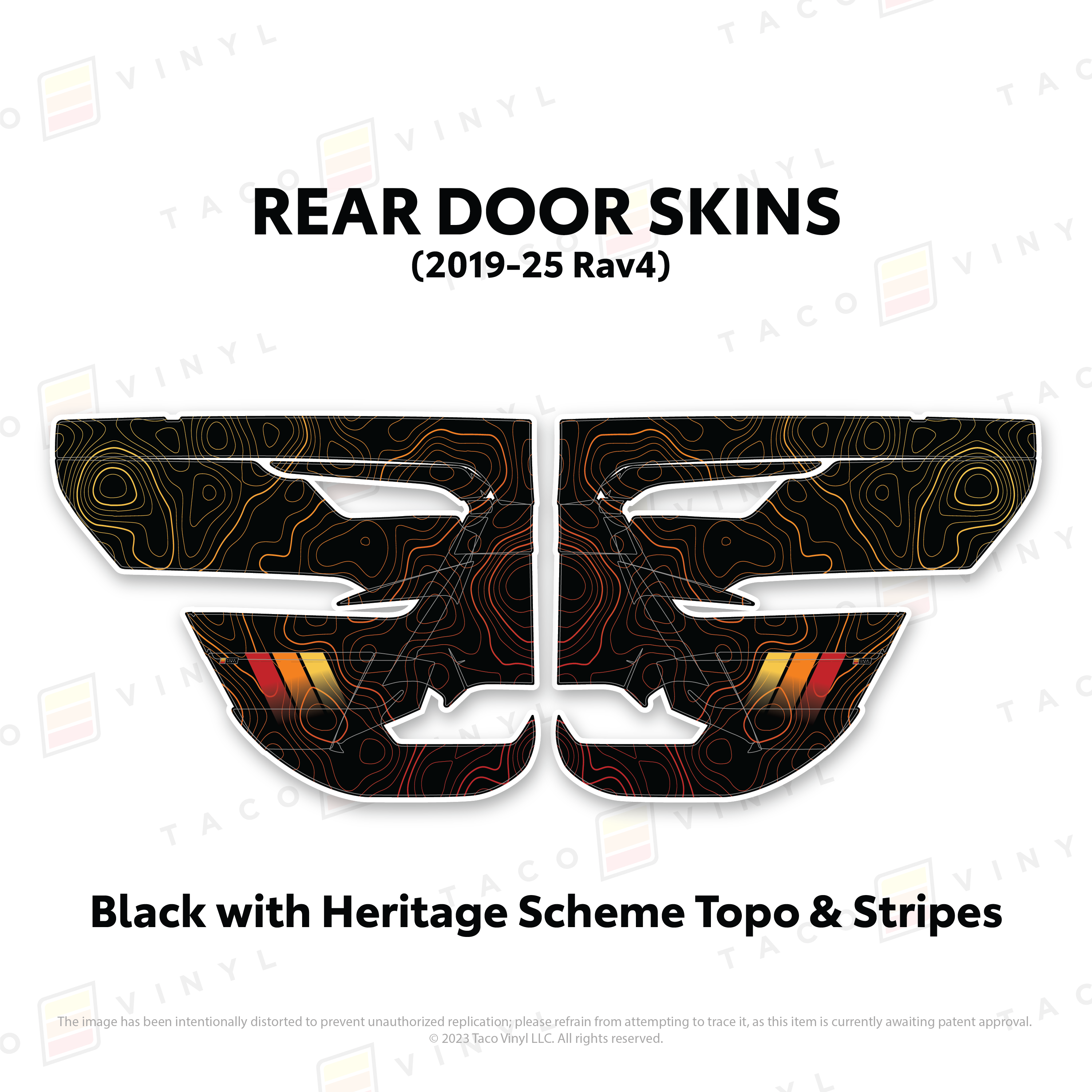 2019-25 Door Skins For Rav4
