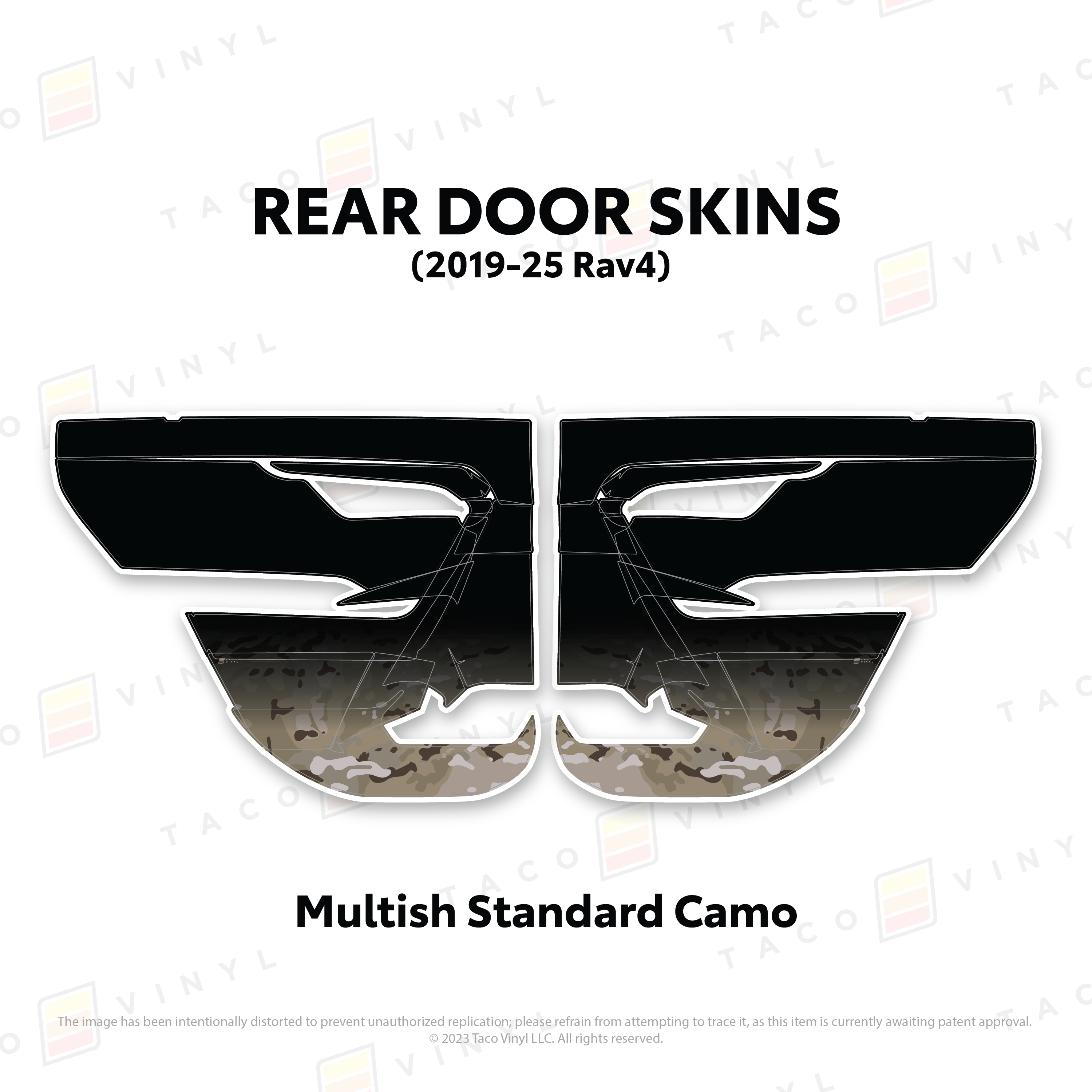 2019-25 Door Skins For Rav4