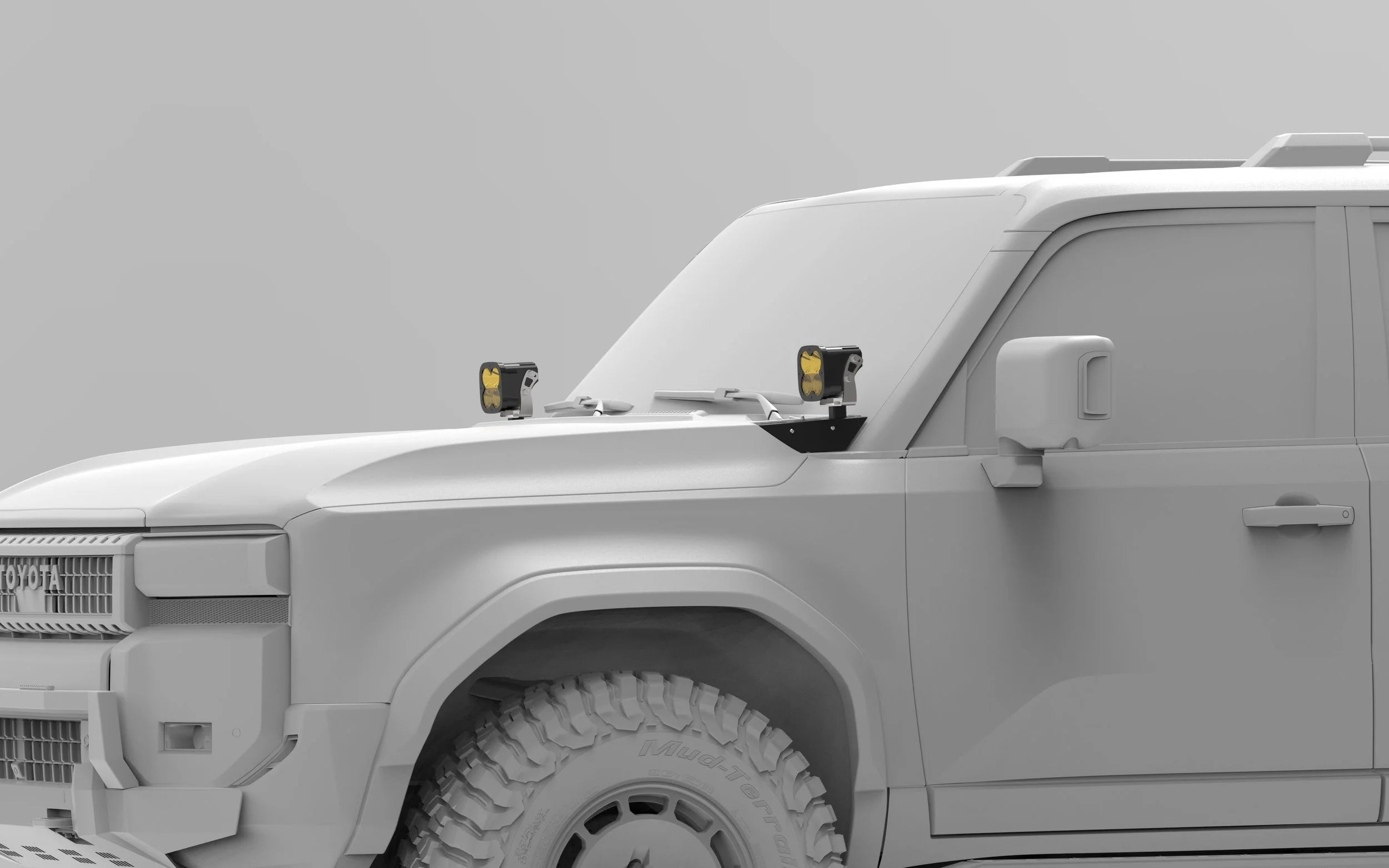 NYTOP Ditch Light Mount For 2024-Current Toyota Land Cruiser