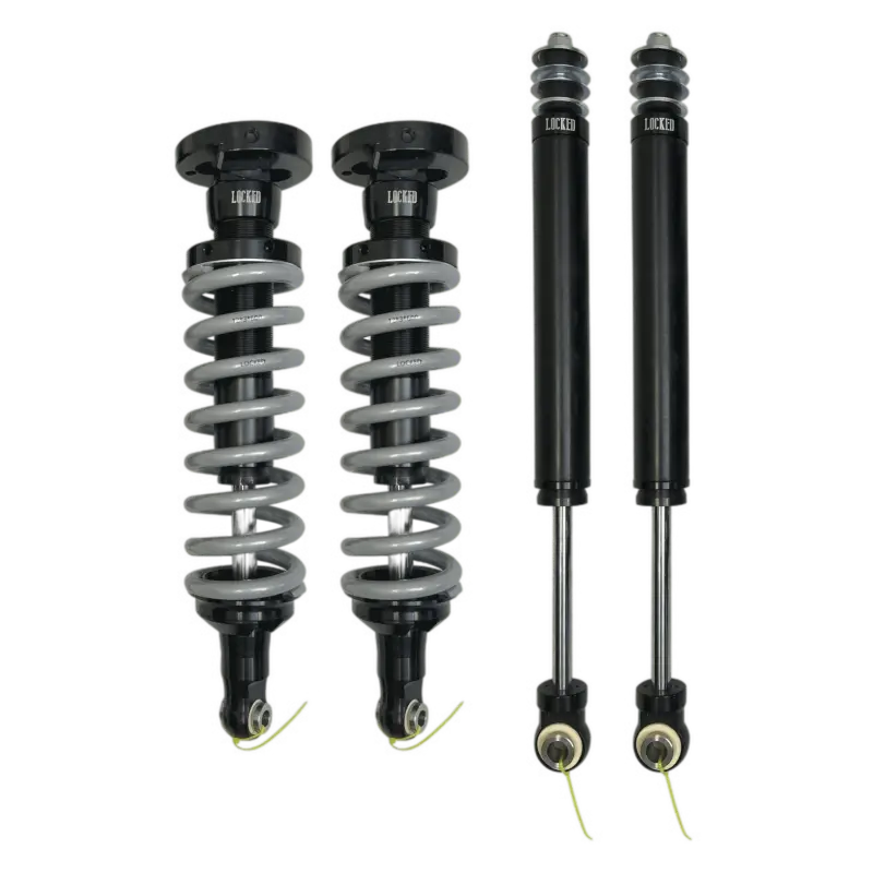 96-02 4Runner shock package featuring IFP shocks with adjustable height and bolt-on installation. Includes front coilovers and rear shocks for enhanced off-road performance.