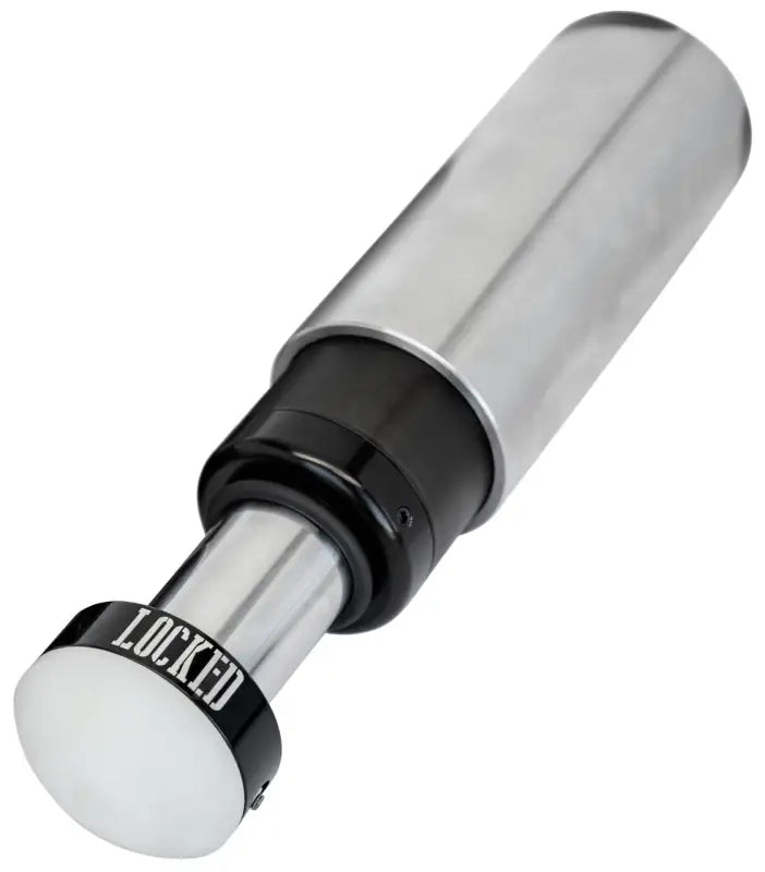 Single 2.5' bump stop with pin and threaded design, showcasing robust construction for off-road suspension applications.