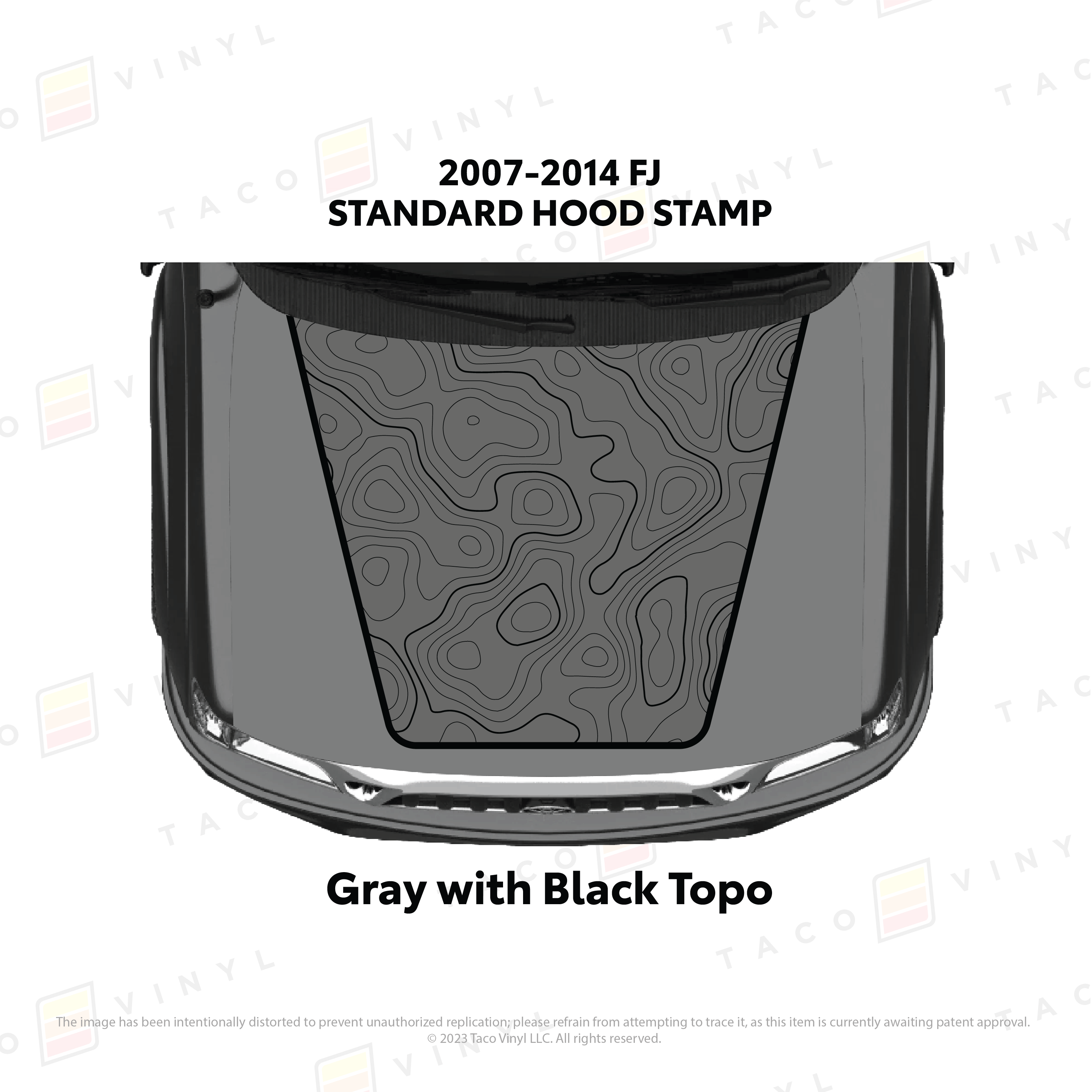 2001-04 Toyota Hood Stamp For Tacoma