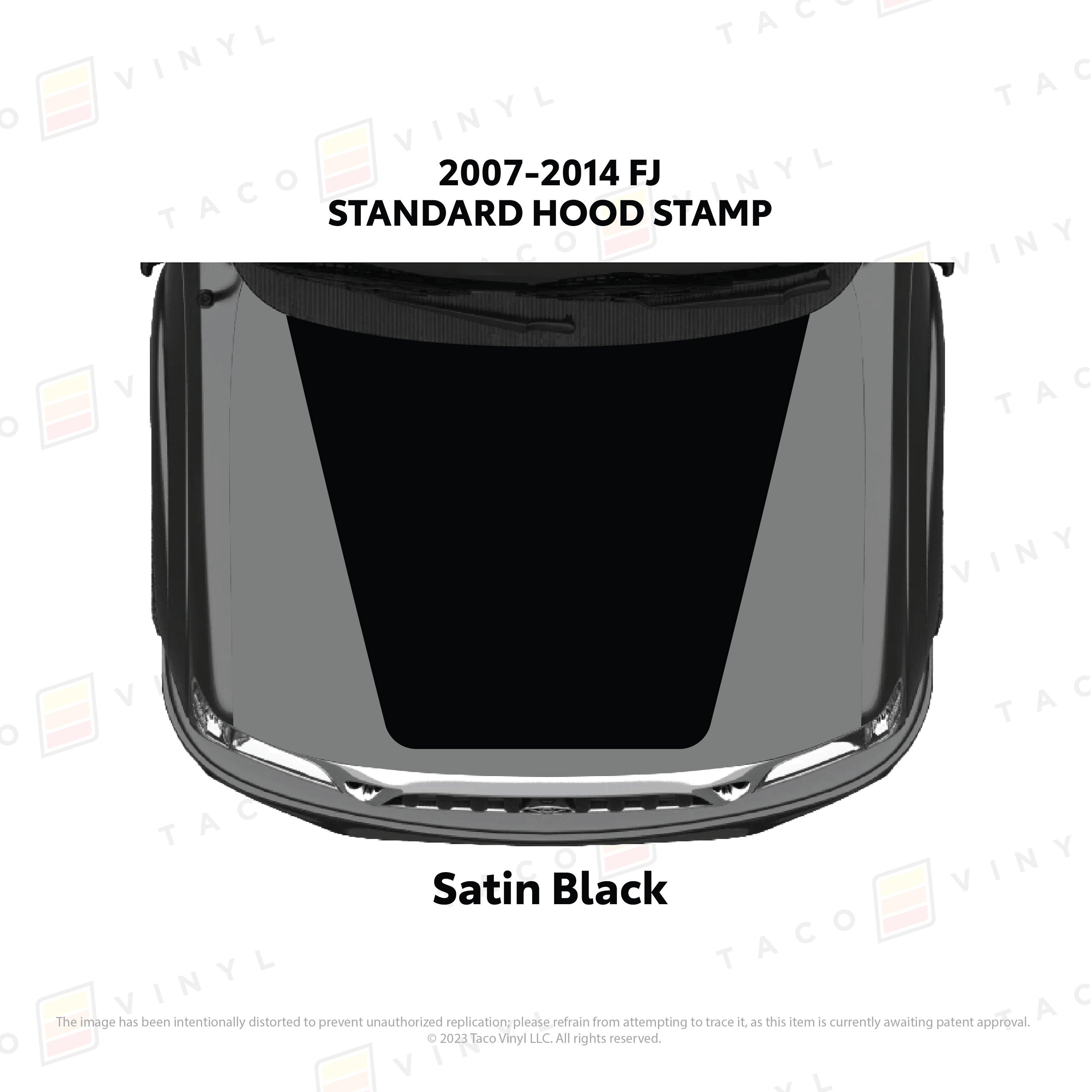 2001-04 Toyota Hood Stamp For Tacoma