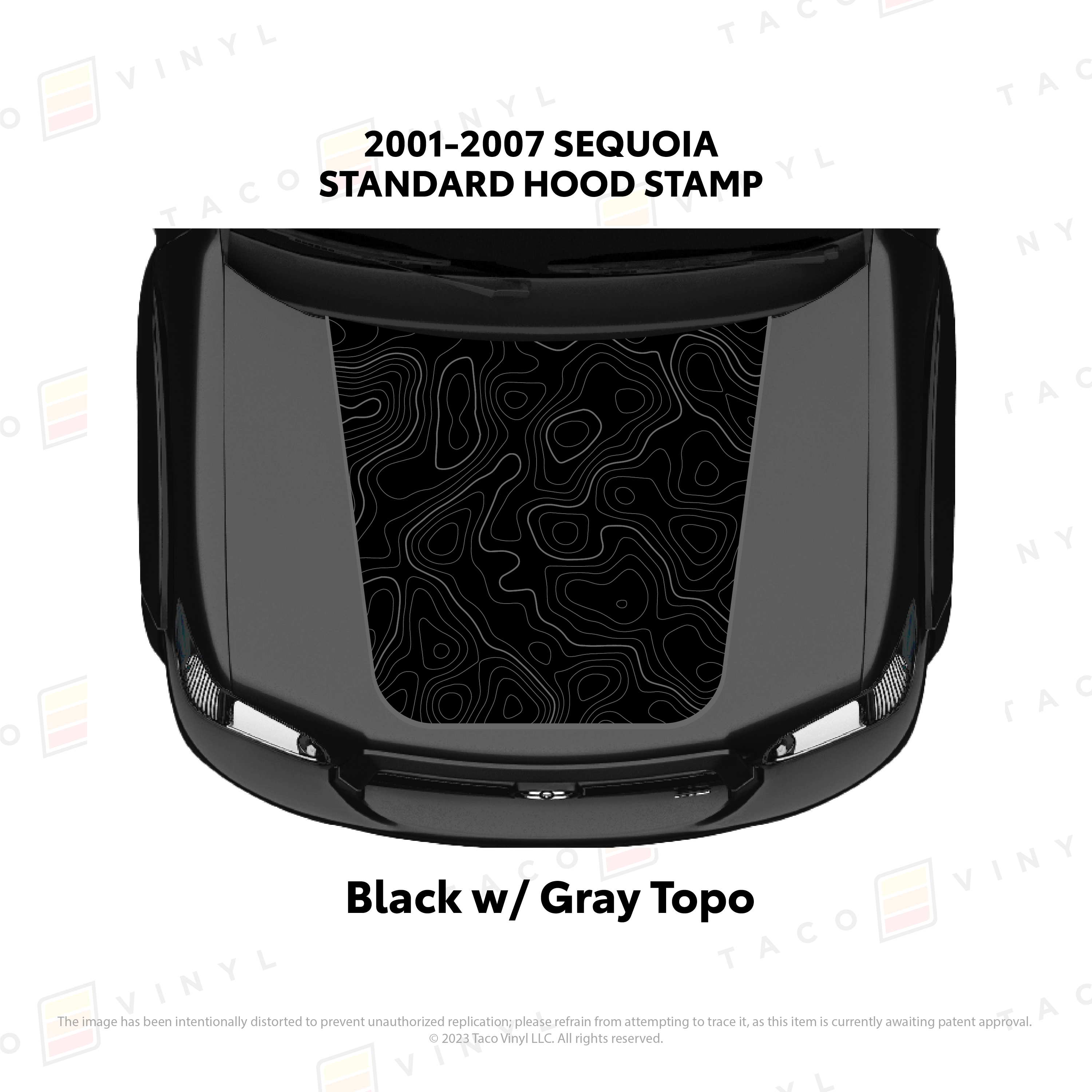 2001 - 2007 Hood Stamp For Sequoia