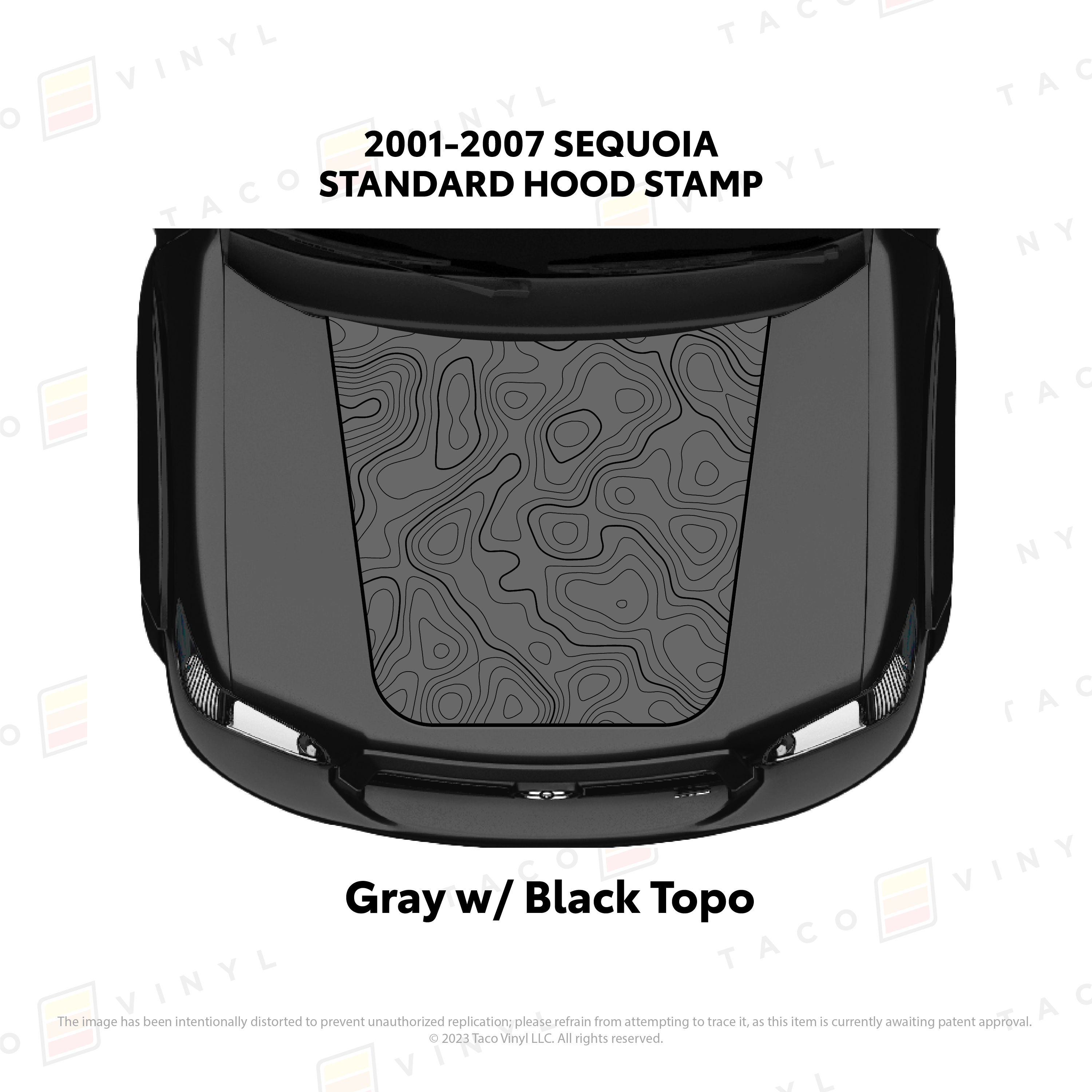 2001 - 2007 Hood Stamp For Sequoia