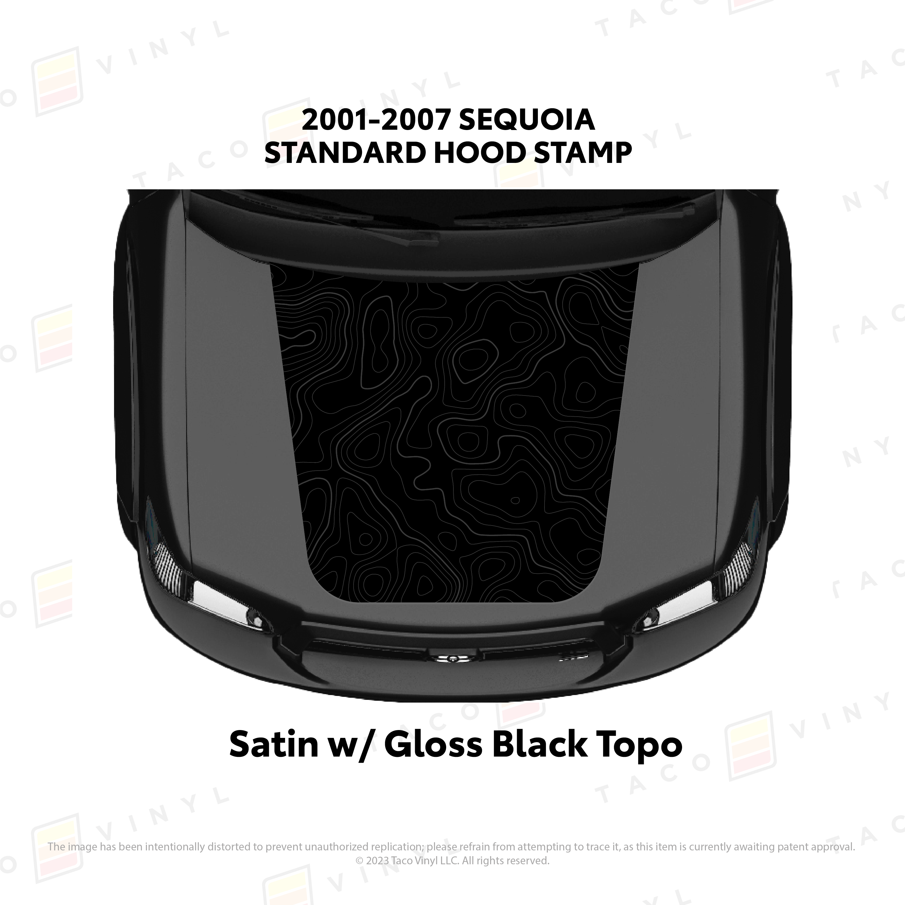 2001 - 2007 Hood Stamp For Sequoia