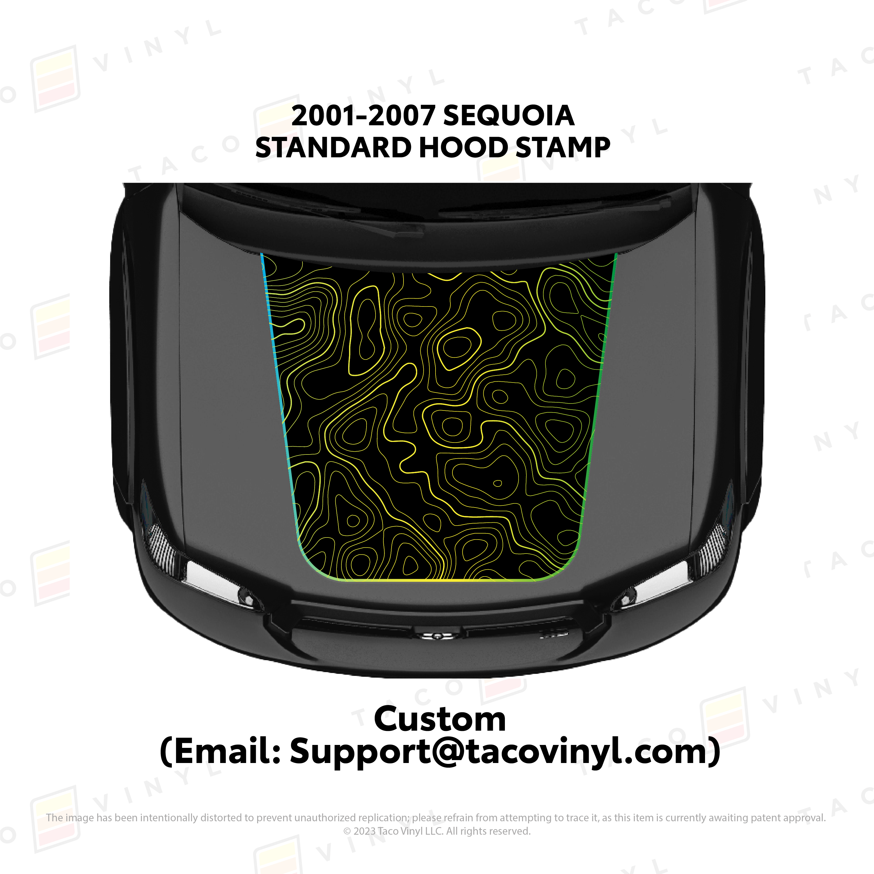 2001 - 2007 Hood Stamp For Sequoia