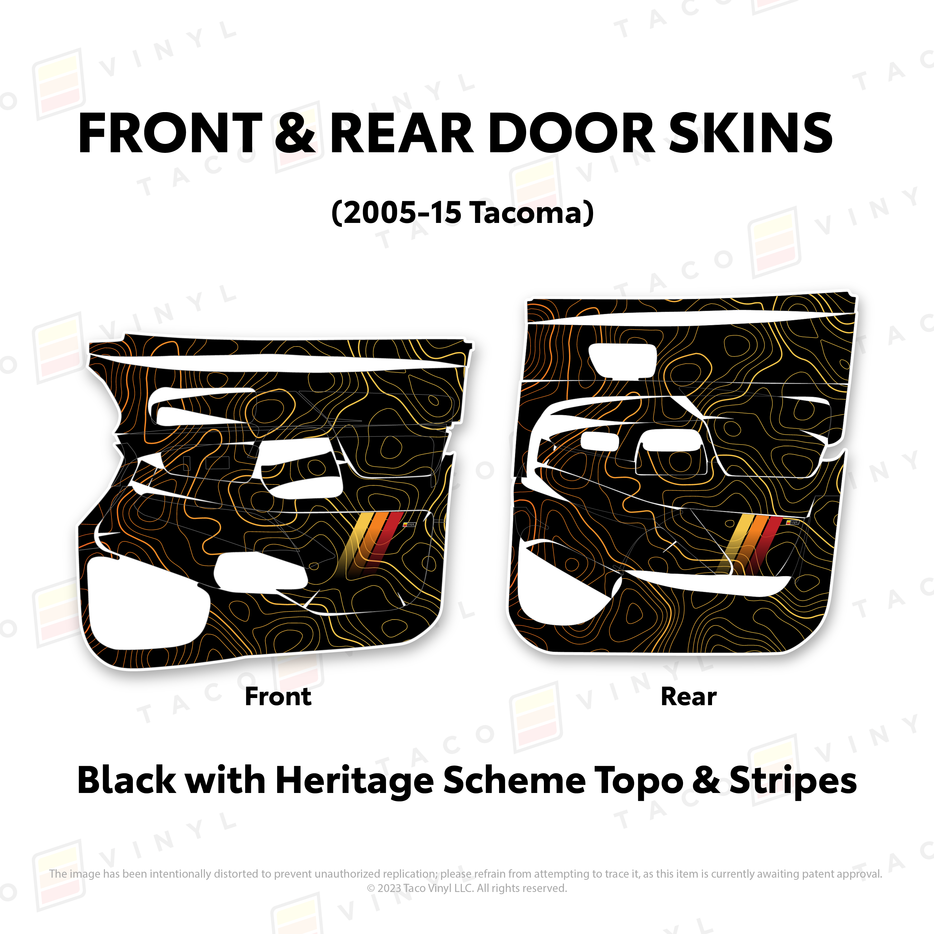 2005-15 Door Skins For Tacoma