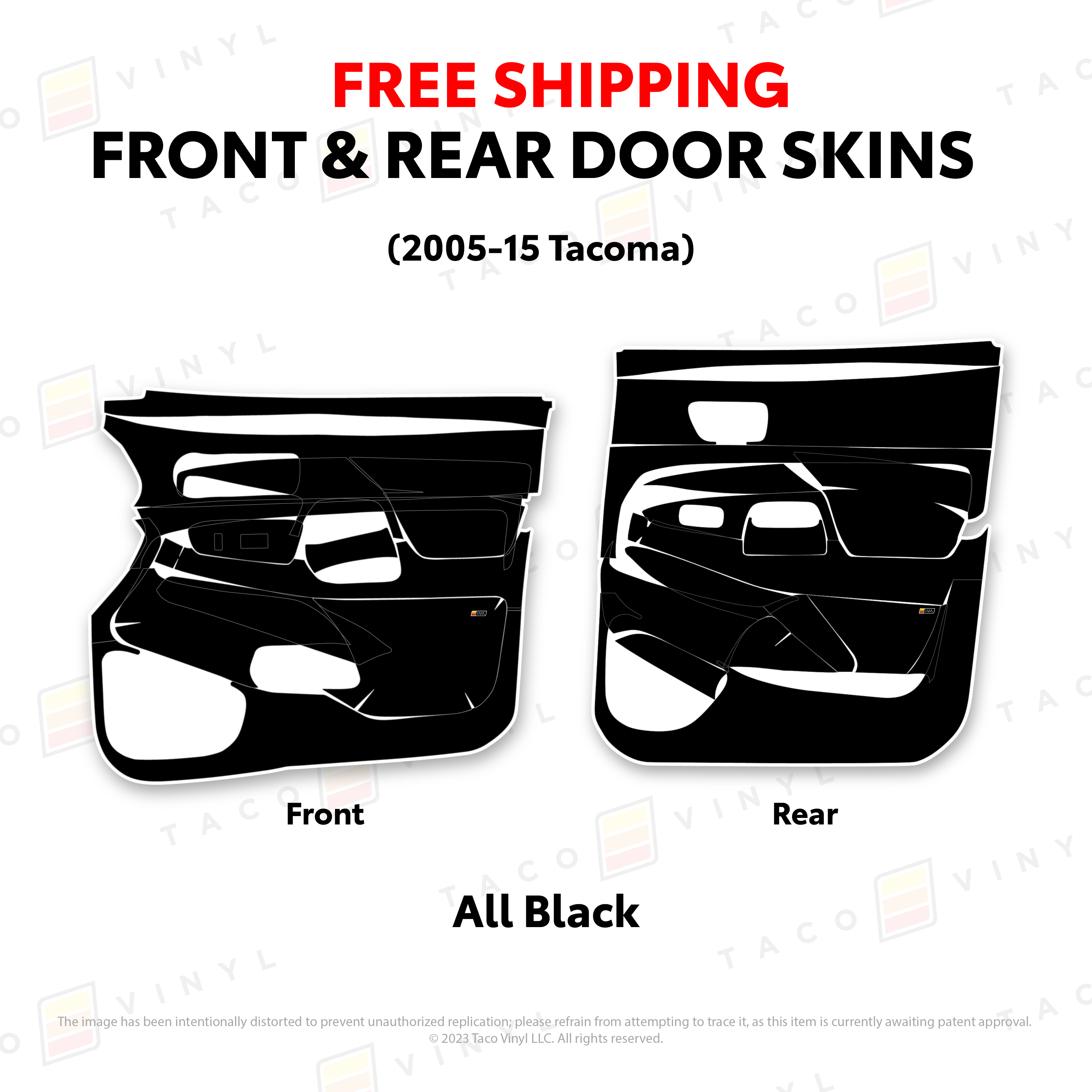 2005-15 Door Skins For Tacoma