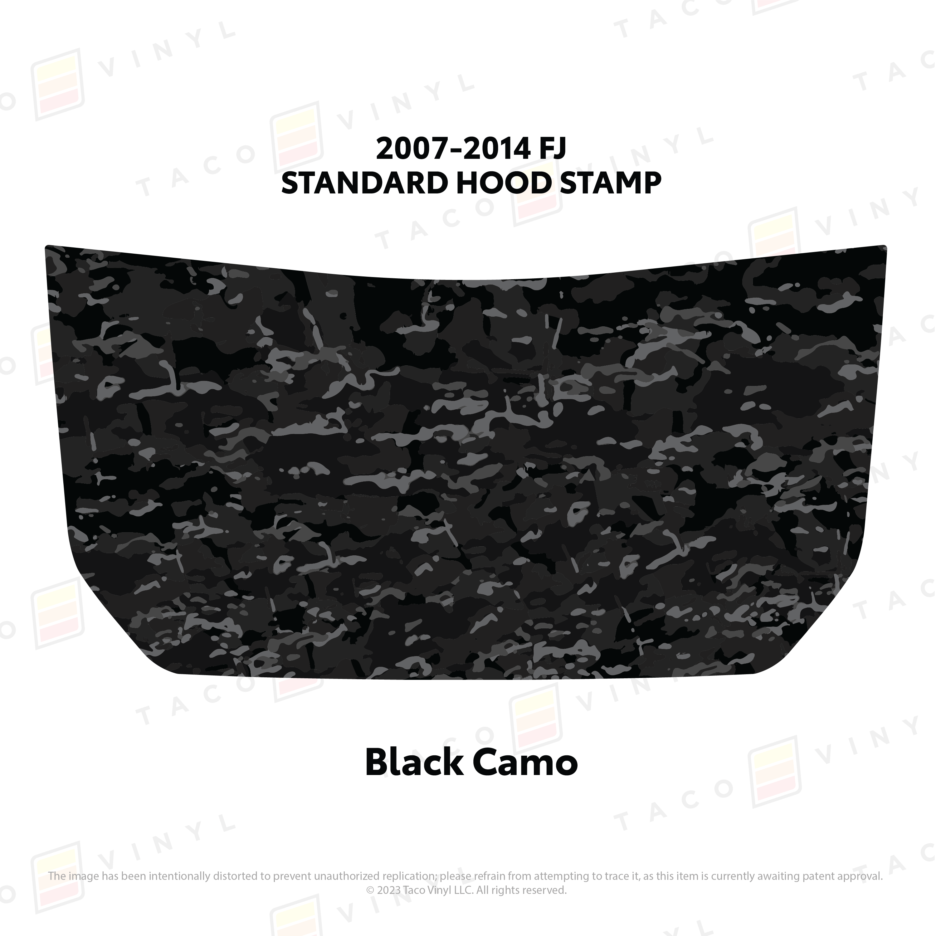 2007-14 Cruiser Hood Stamp For FJ