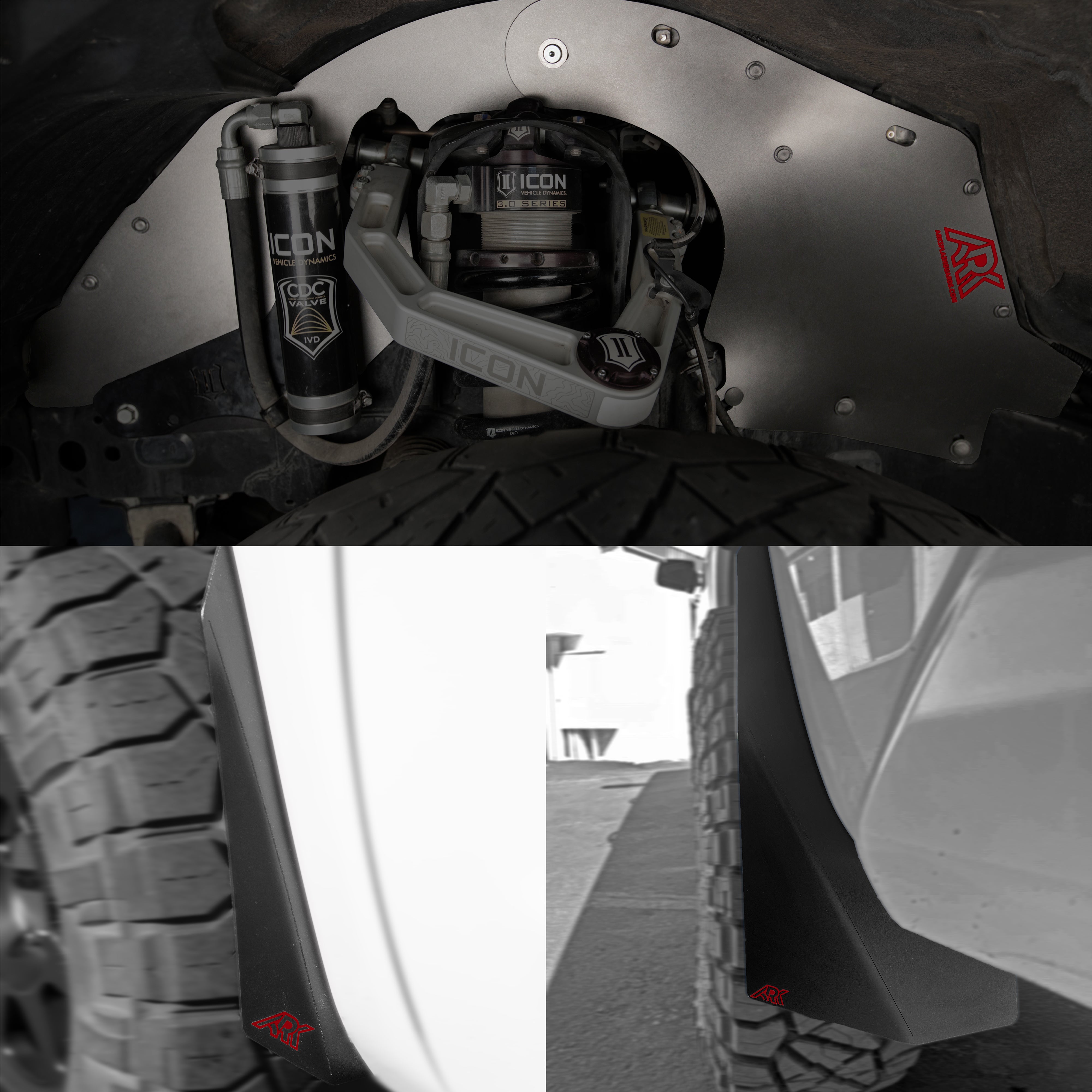 TriXpoly Splash Guards & Mudflap Micros For 2007-2021 Toyota Tundra