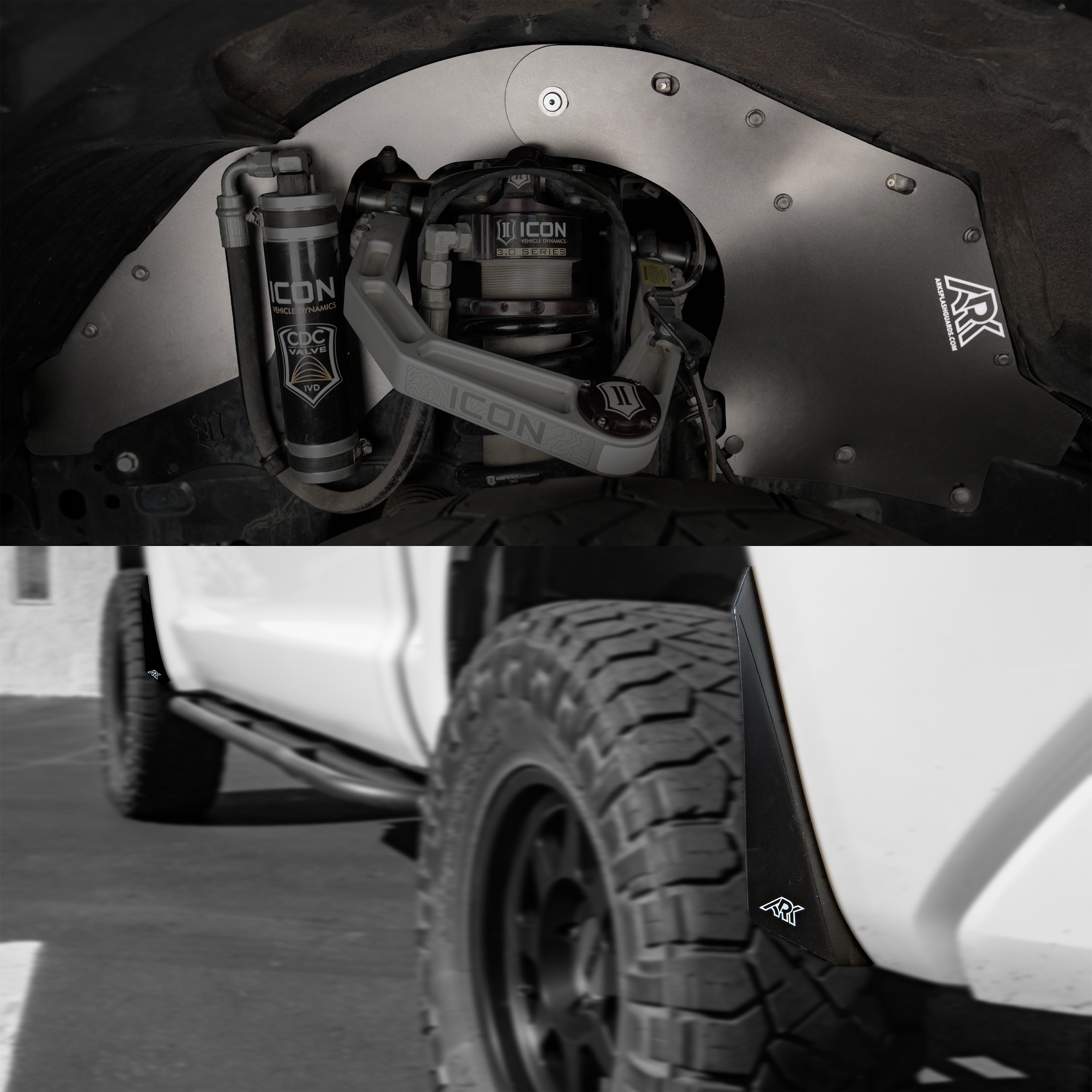 TriXpoly Splash Guards & Mudflap Micros For 2007-2021 Toyota Tundra
