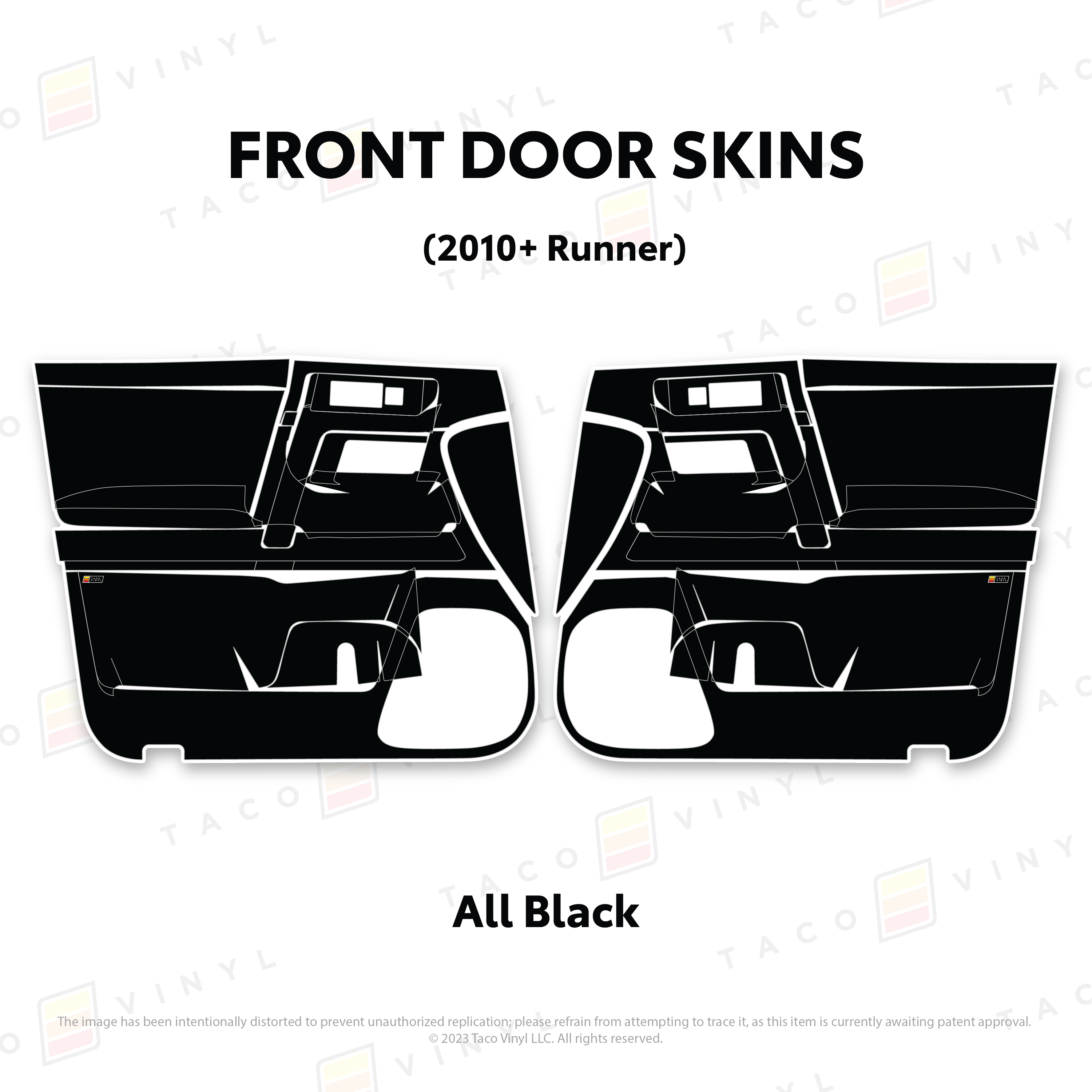 2010-24 Door Skins For 4Runner