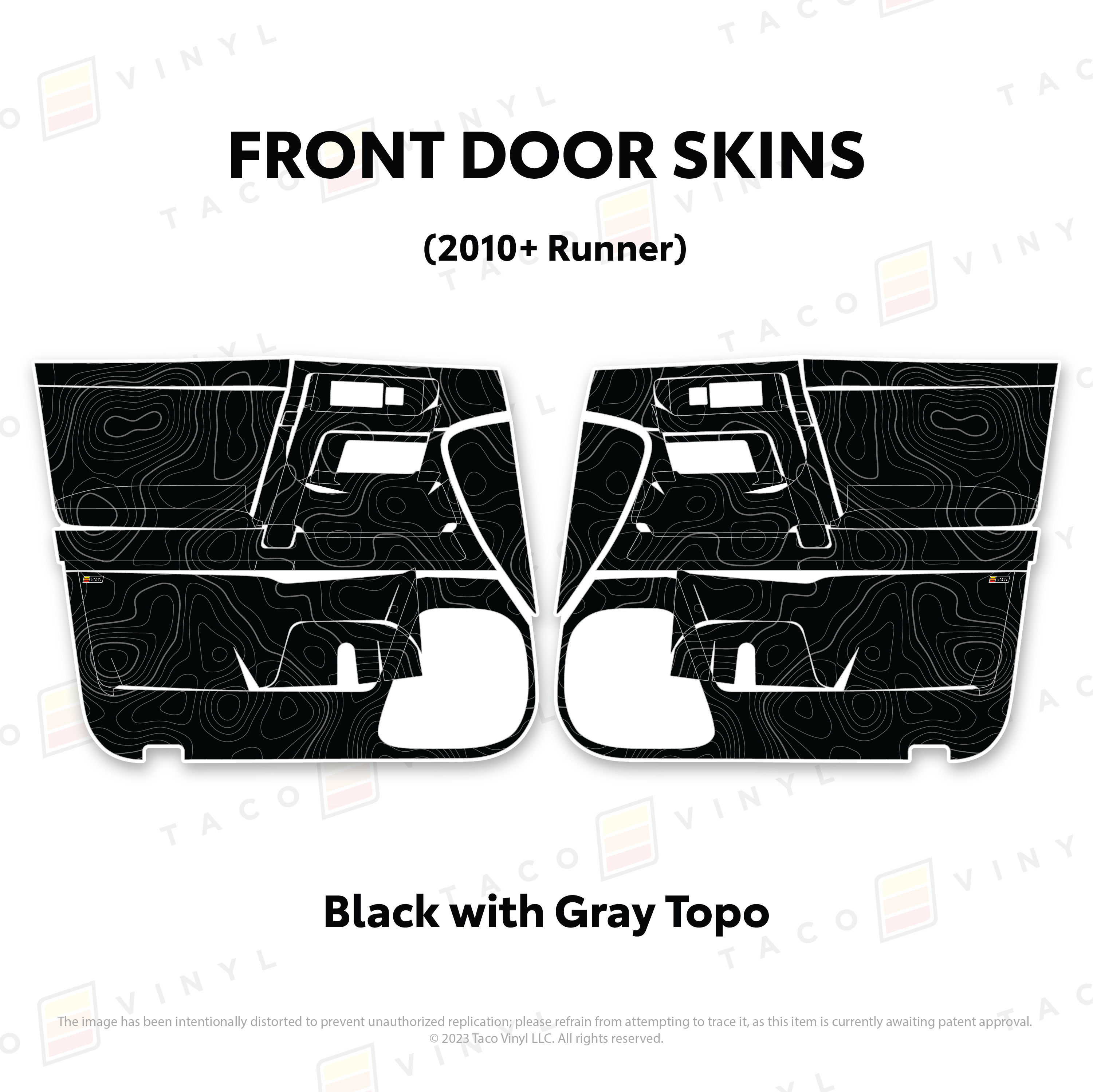 2010-24 Door Skins For 4Runner