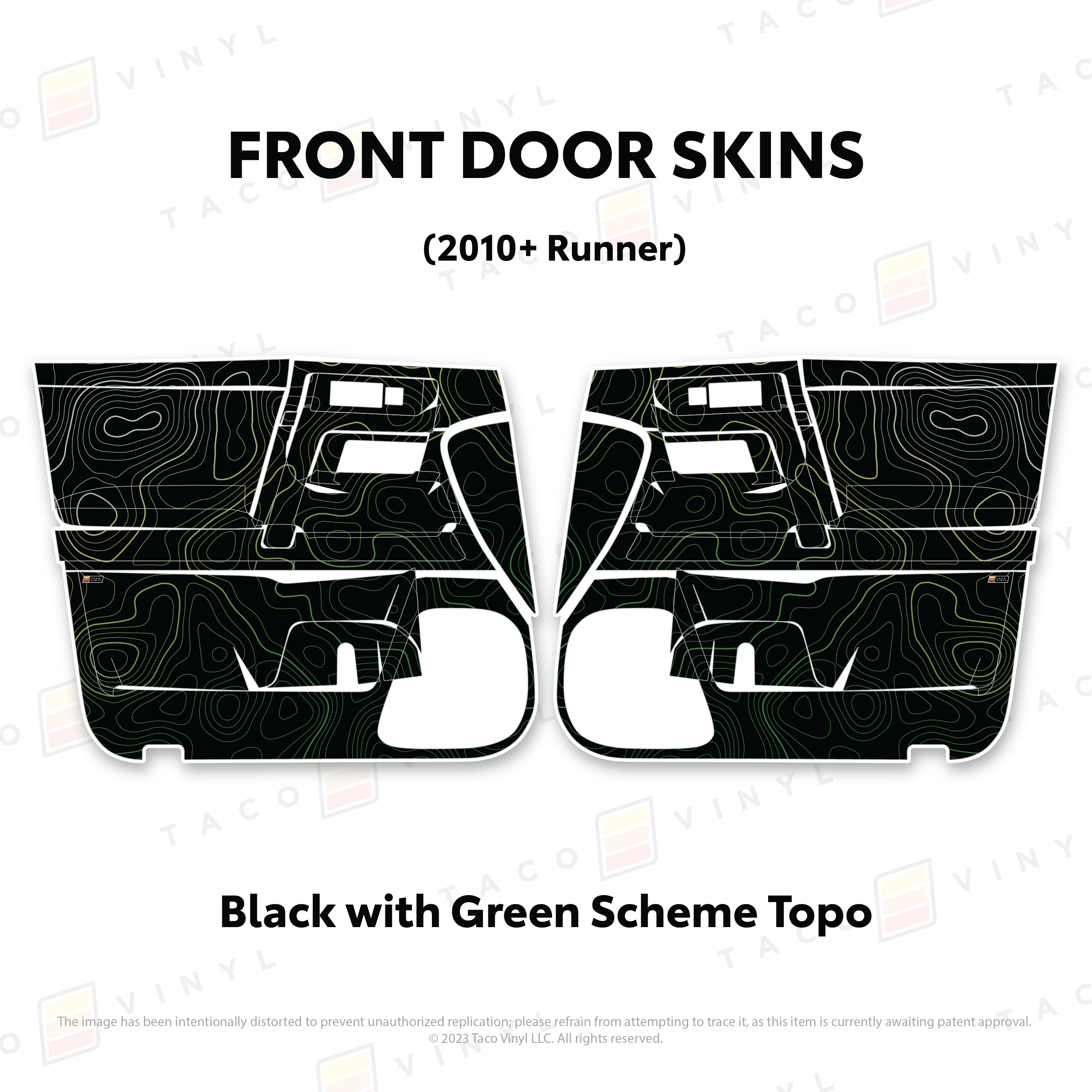 2010-24 Door Skins For 4Runner