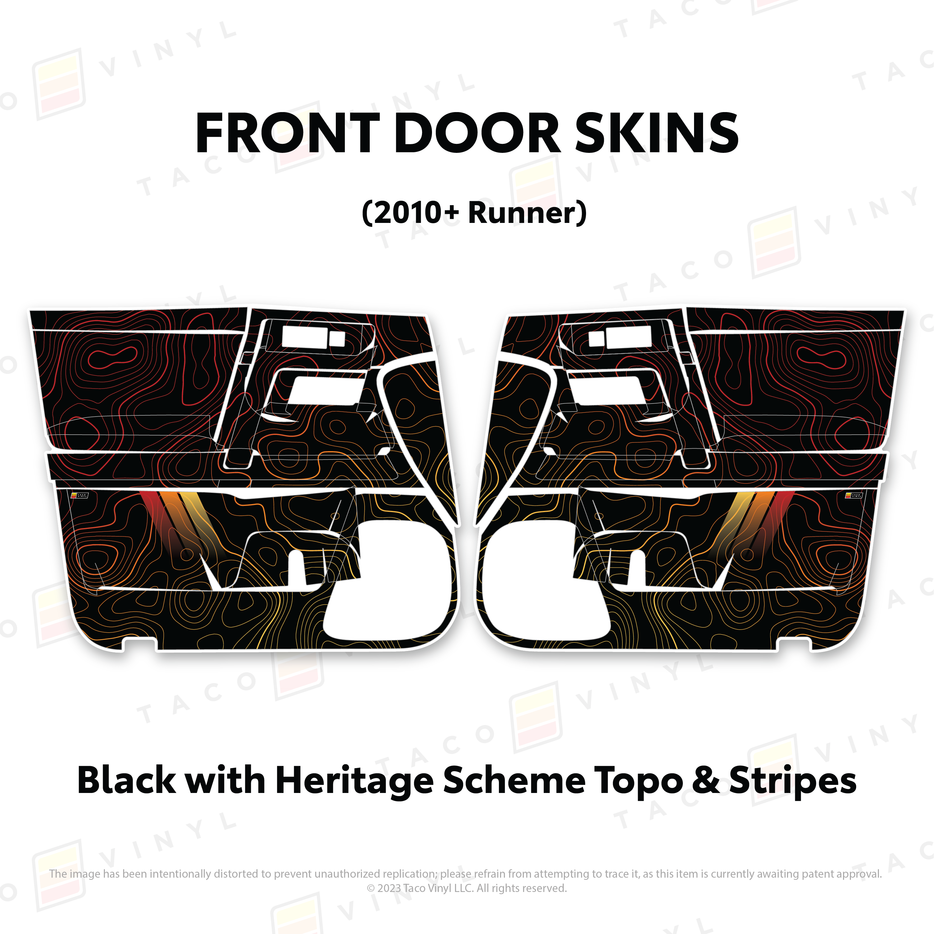 2010-24 Door Skins For 4Runner
