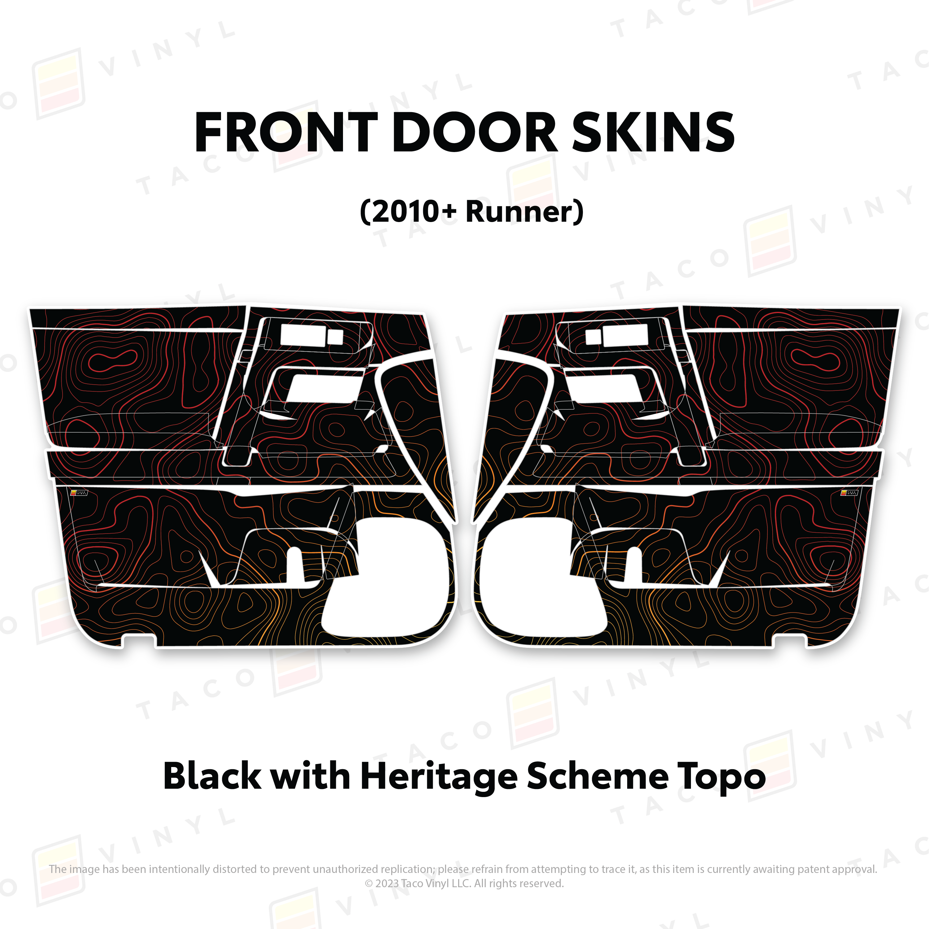 2010-24 Door Skins For 4Runner