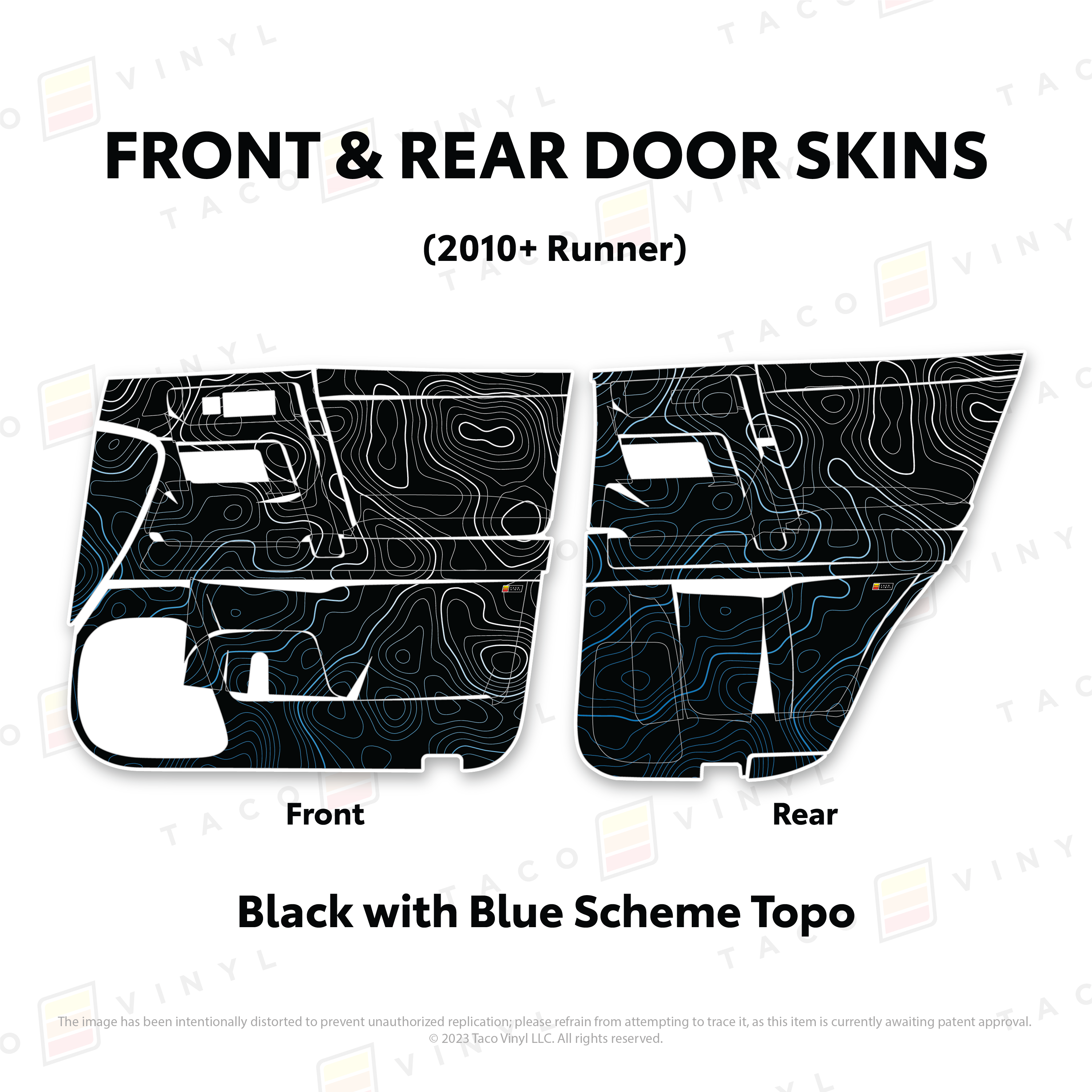 2010-24 Door Skins For 4Runner