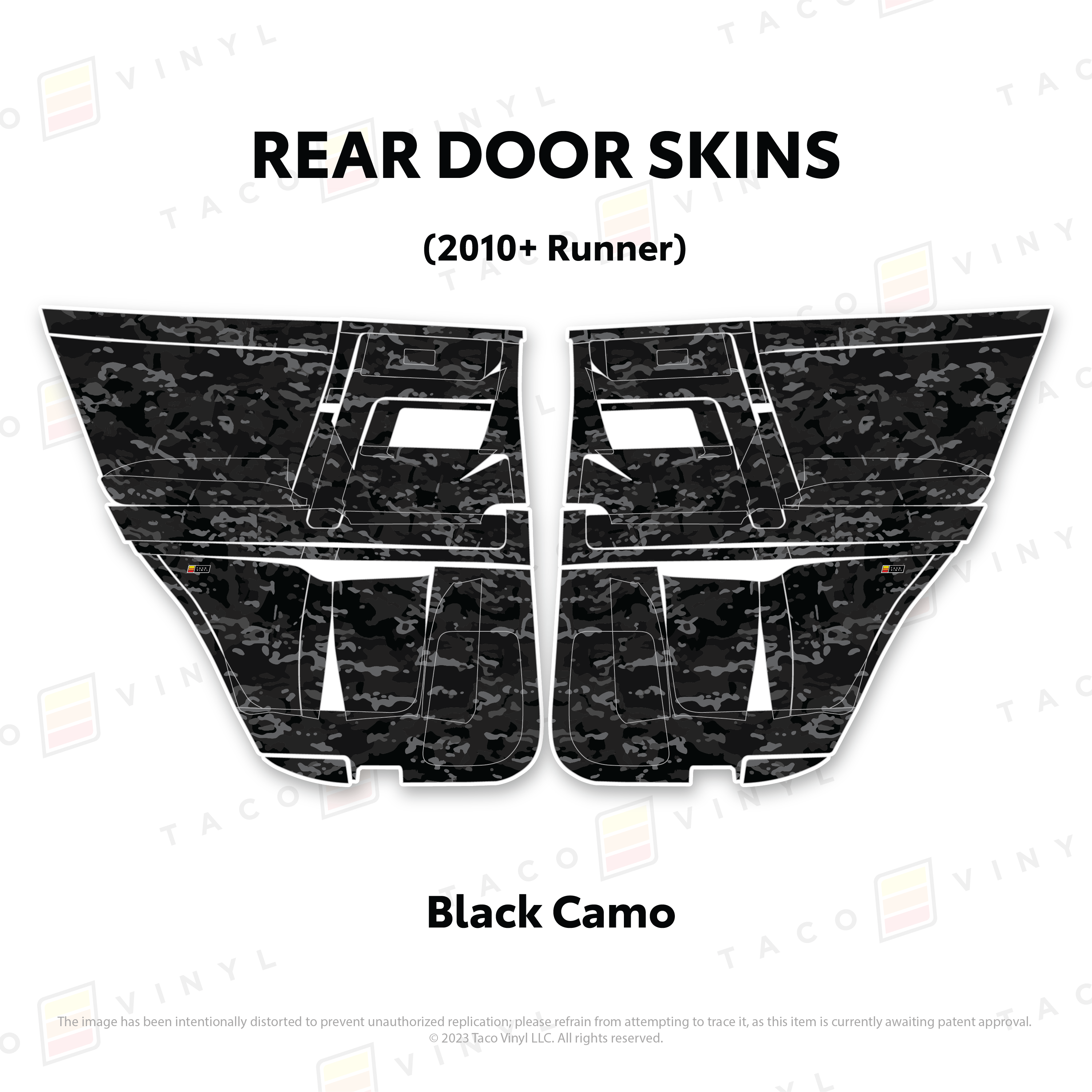 2010-24 Door Skins For 4Runner