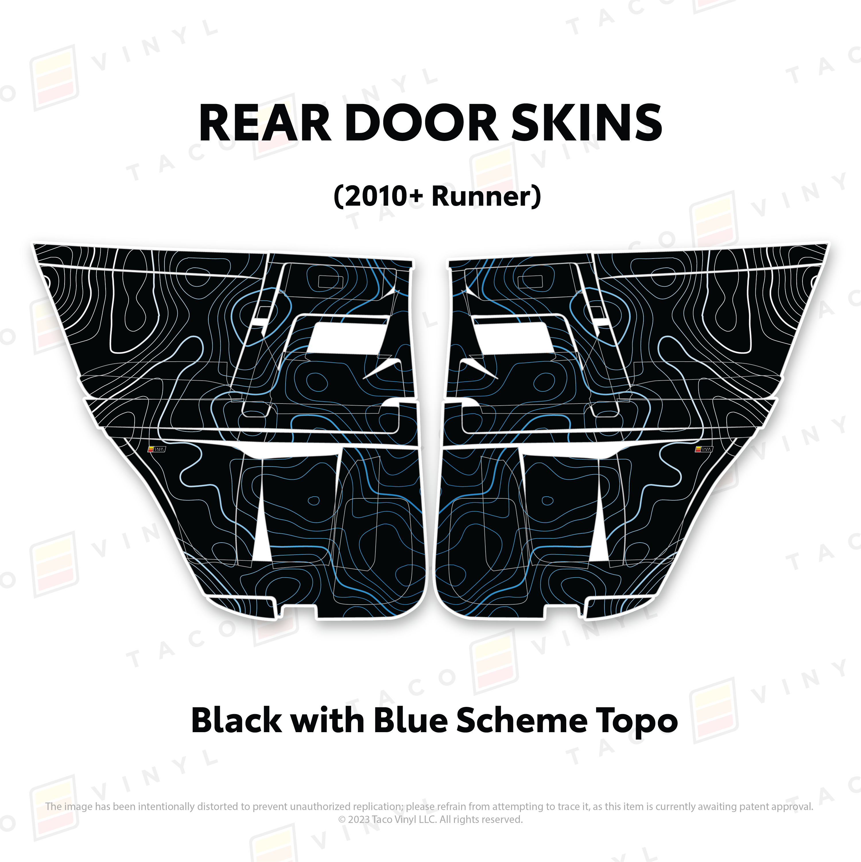 2010-24 Door Skins For 4Runner
