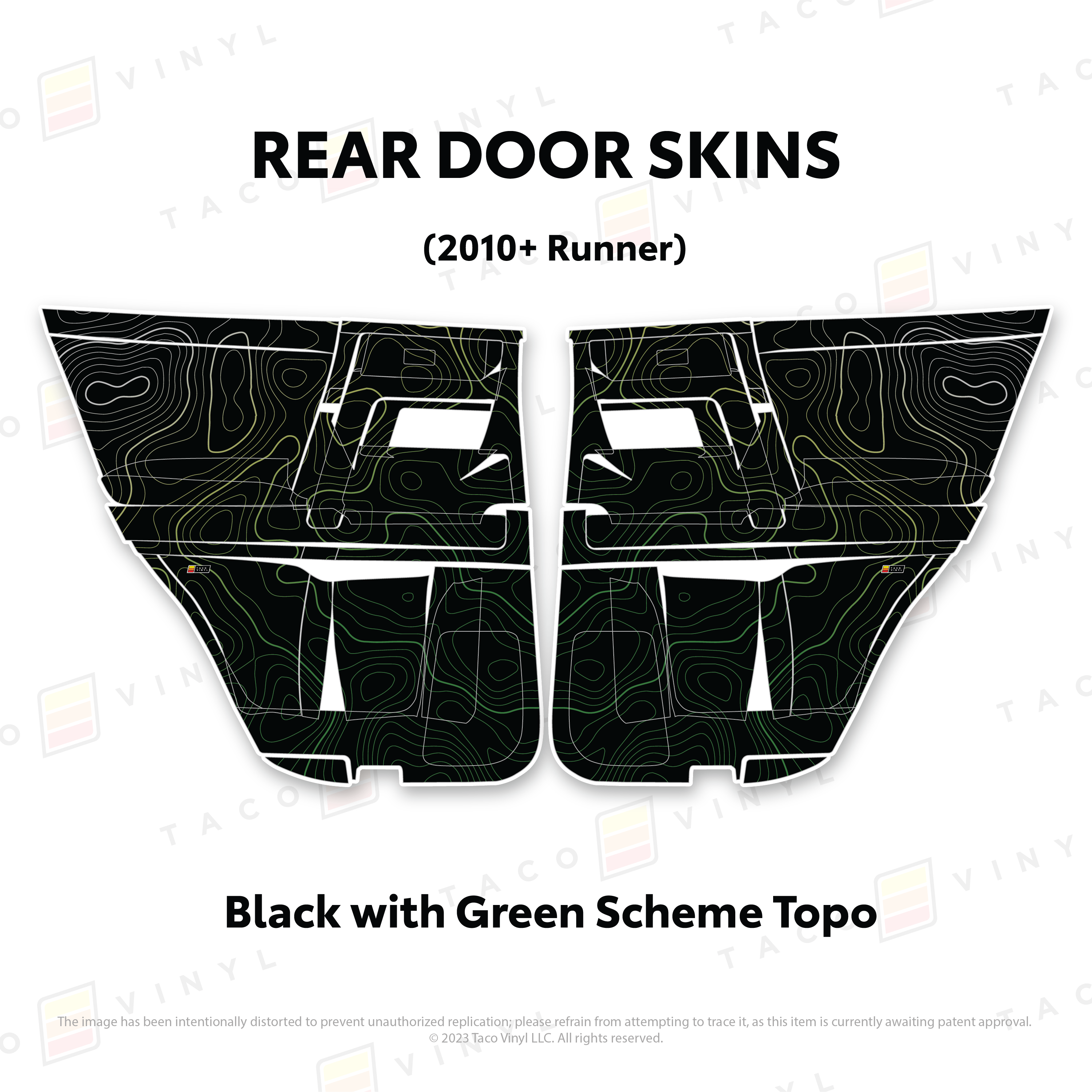 2010-24 Door Skins For 4Runner