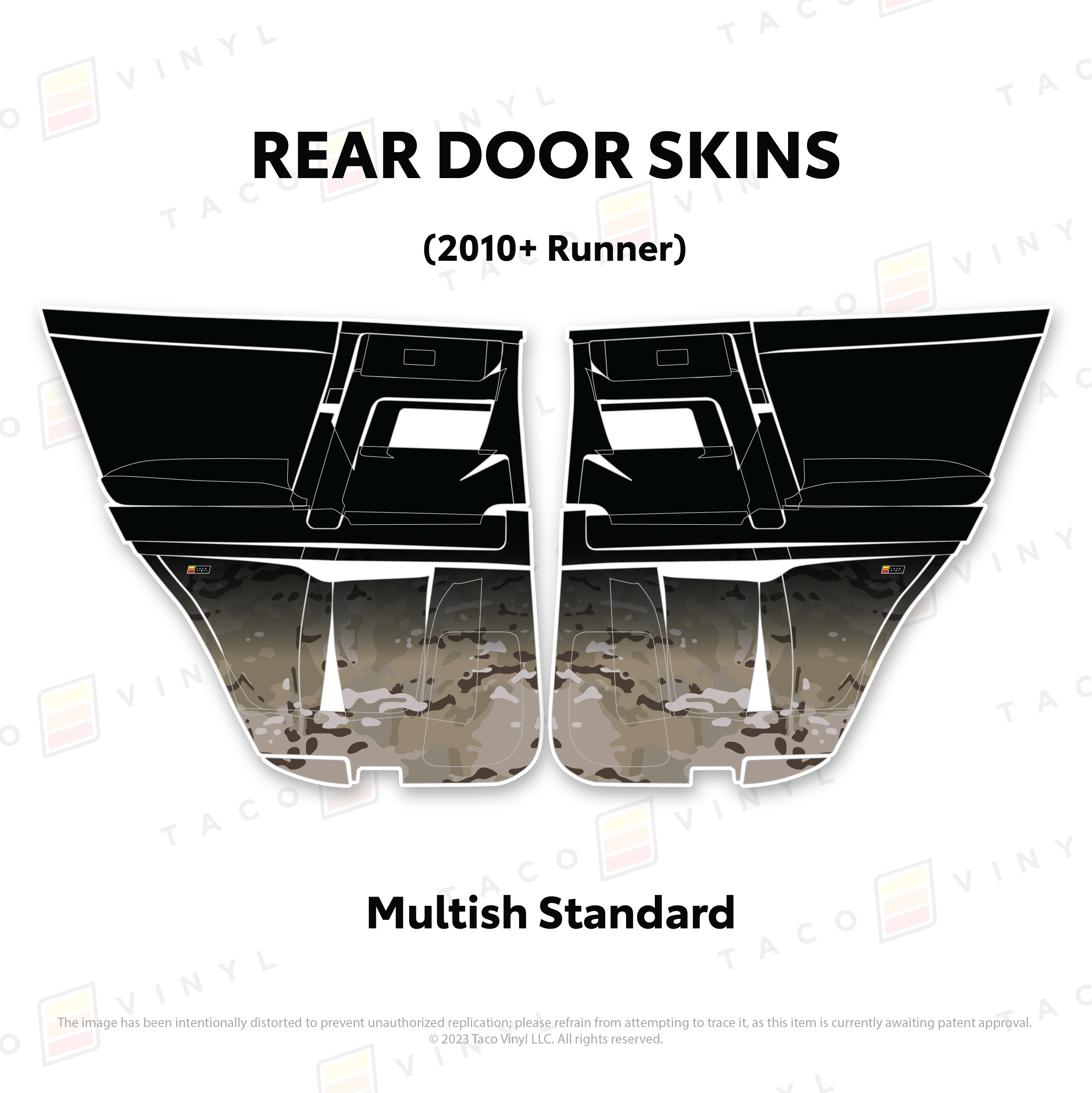2010-24 Door Skins For 4Runner