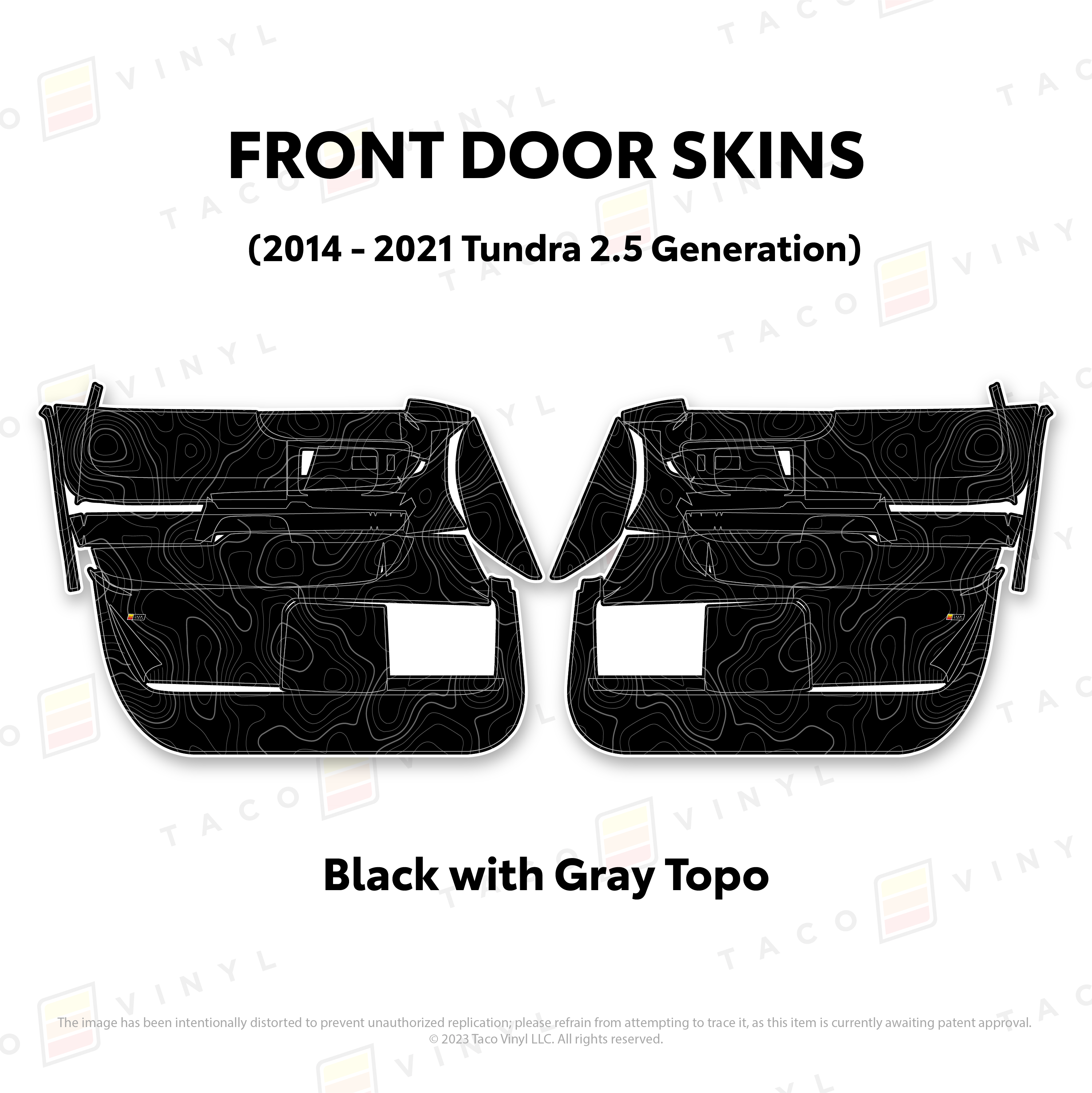 2014 - 2021 Door Skins For Tundra