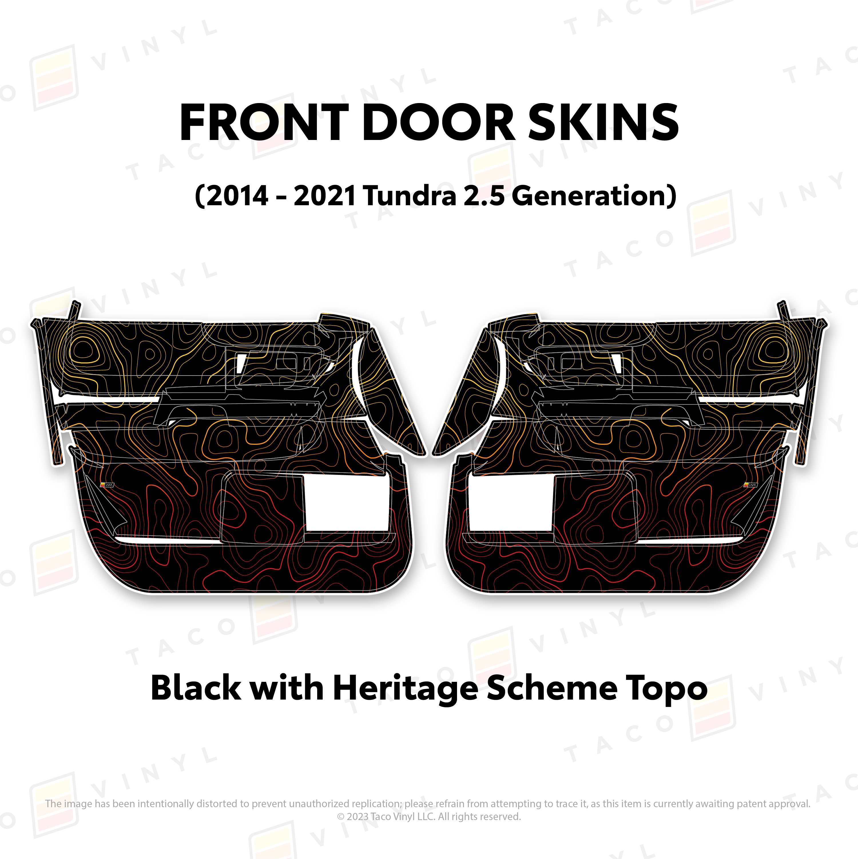 2014 - 2021 Door Skins For Tundra