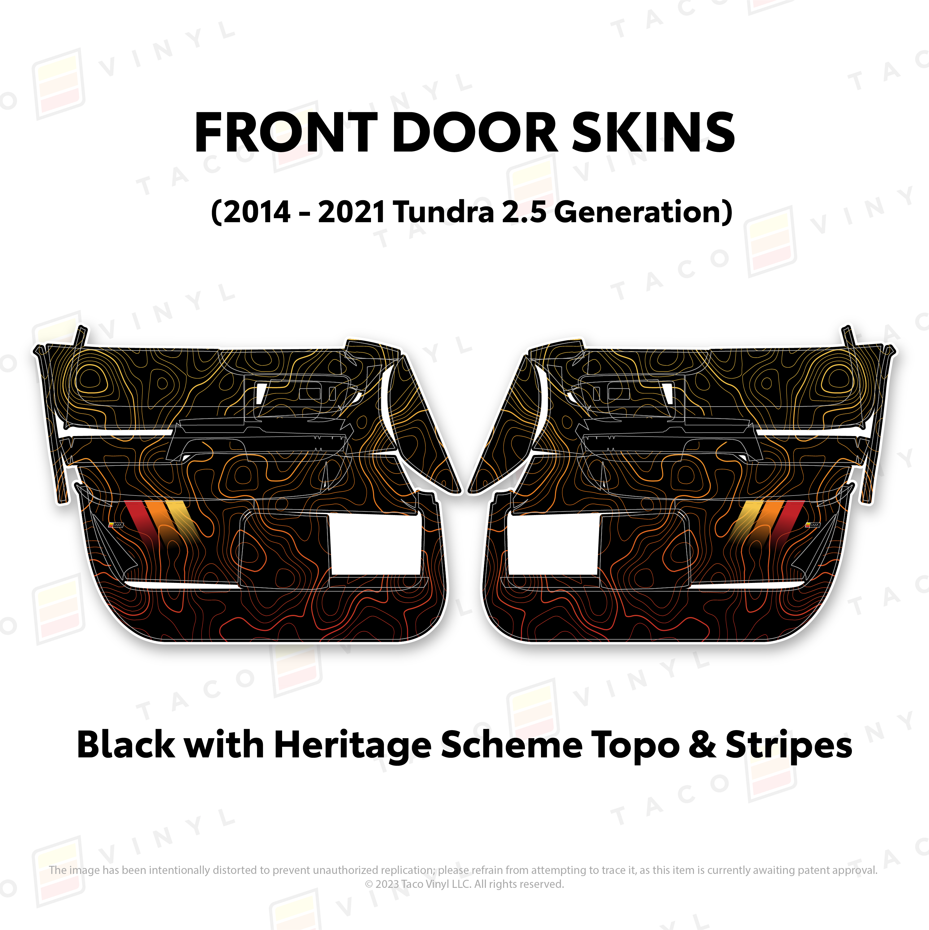 2014 - 2021 Door Skins For Tundra