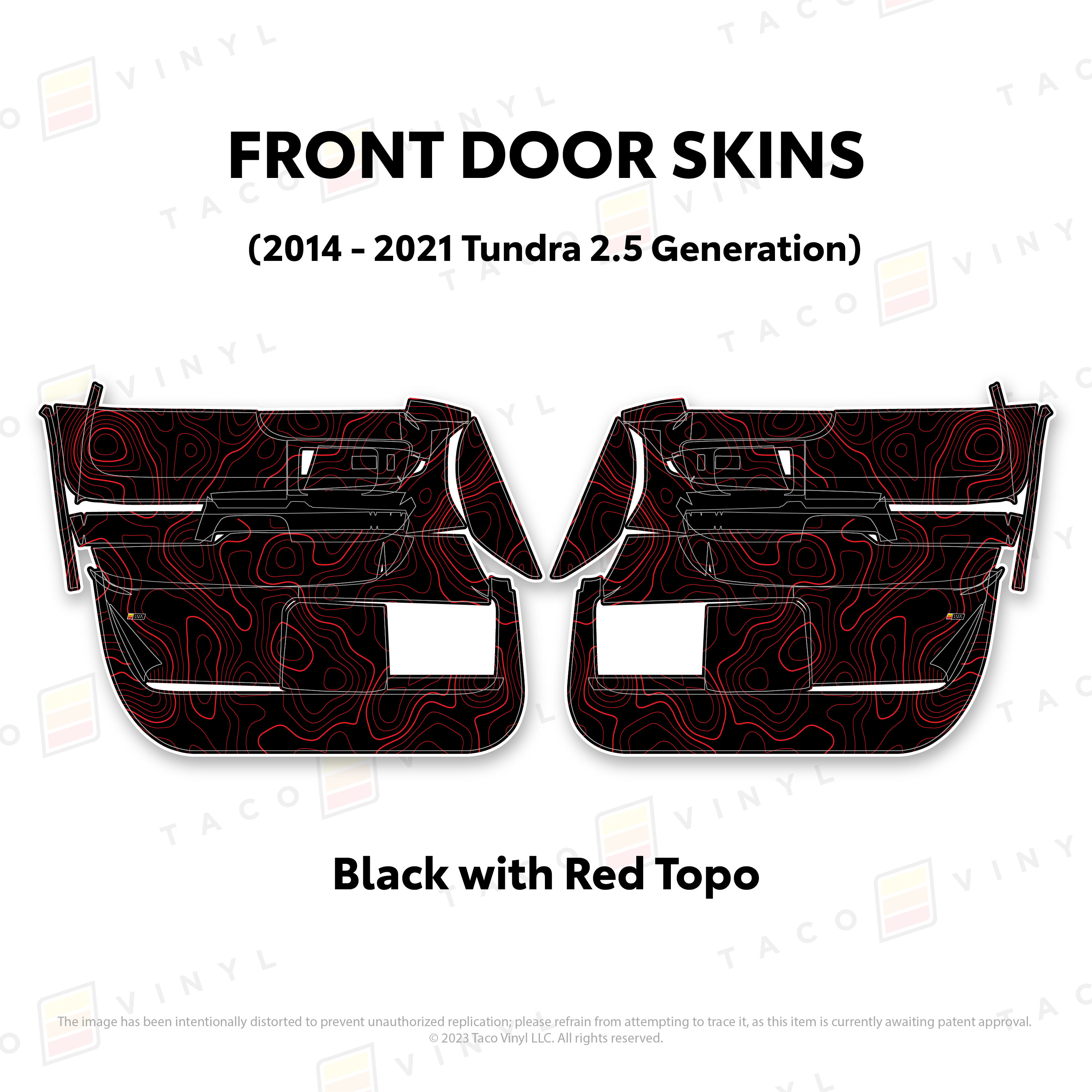 2014 - 2021 Door Skins For Tundra