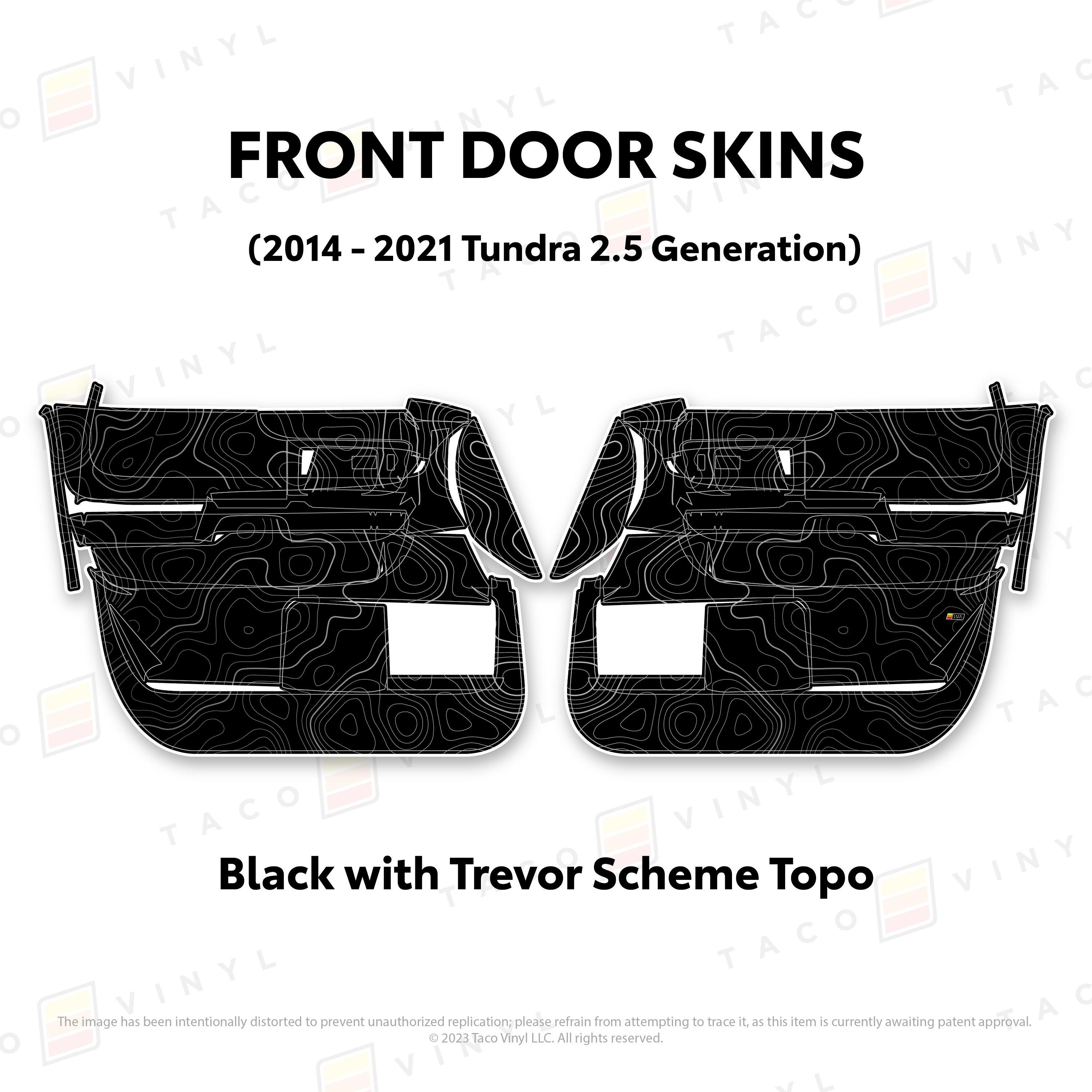 2014 - 2021 Door Skins For Tundra